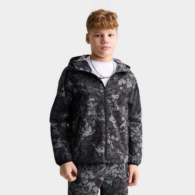Big Kids' Nike Sportswear Tech Woven Full-Zip Jacket