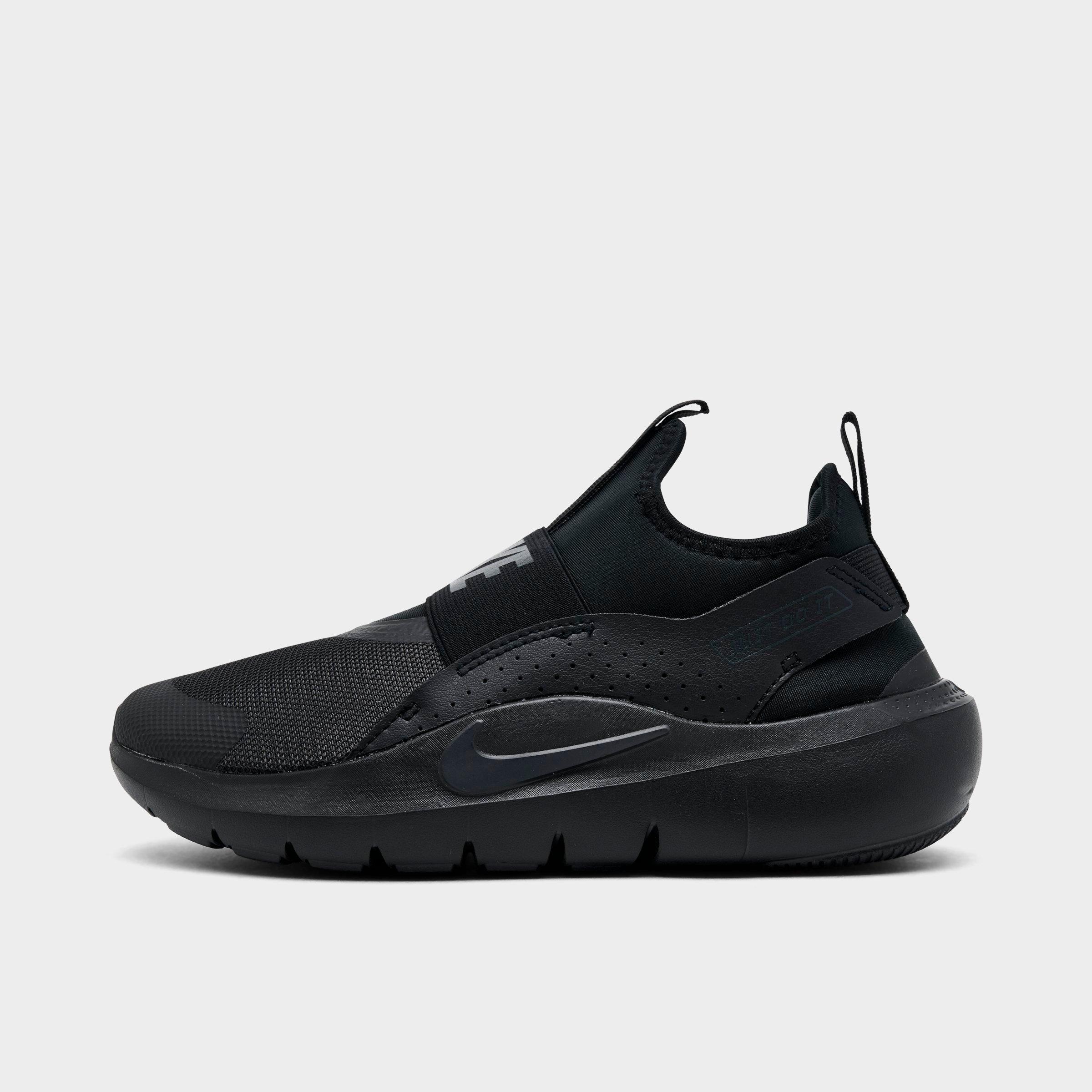 Nike Big Kids Flex Runner 4 Running Shoes in Black/Anthracite Size: 3.5