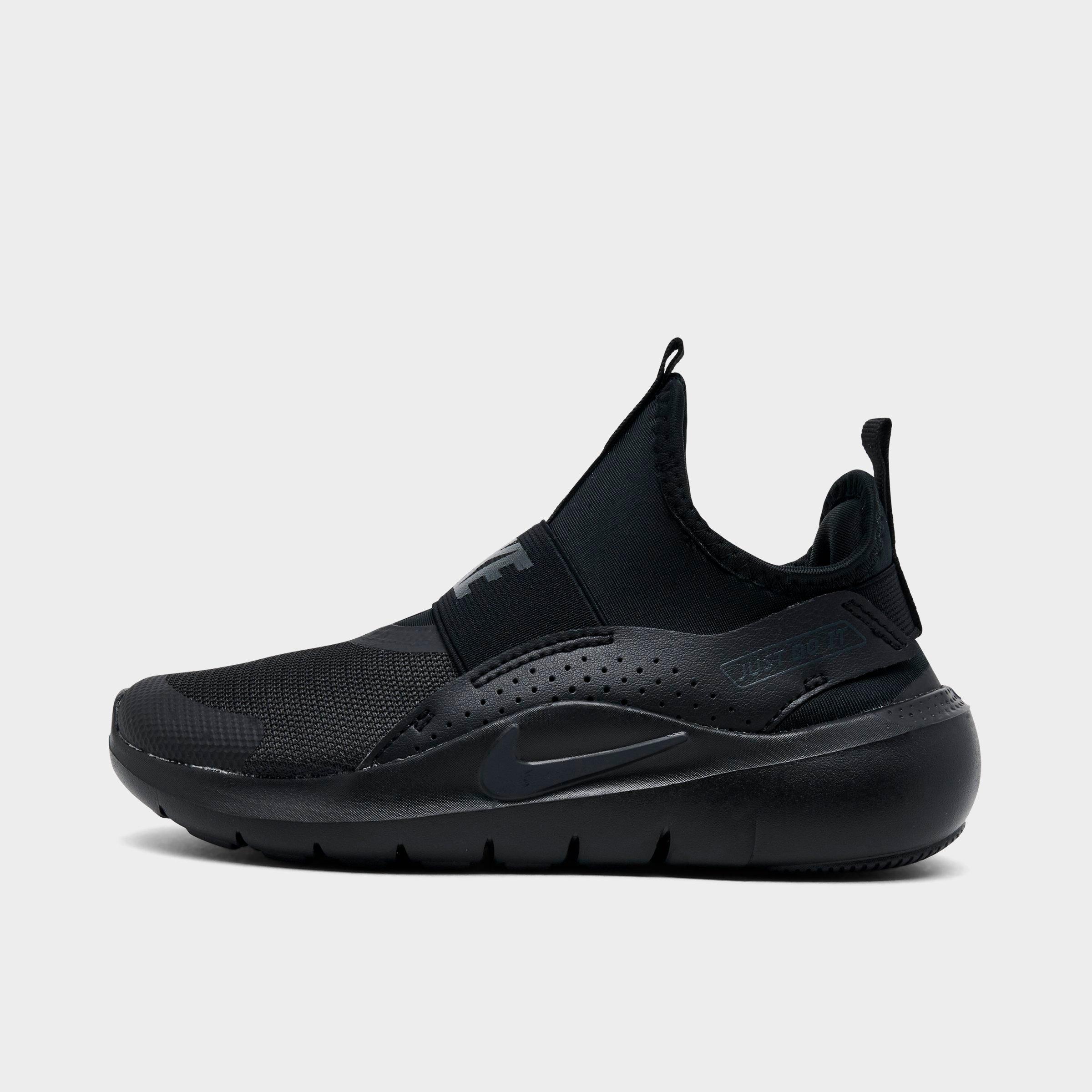 Nike Little Kids Flex Runner 4 Running Shoes in Black/Anthracite Size: 1.0