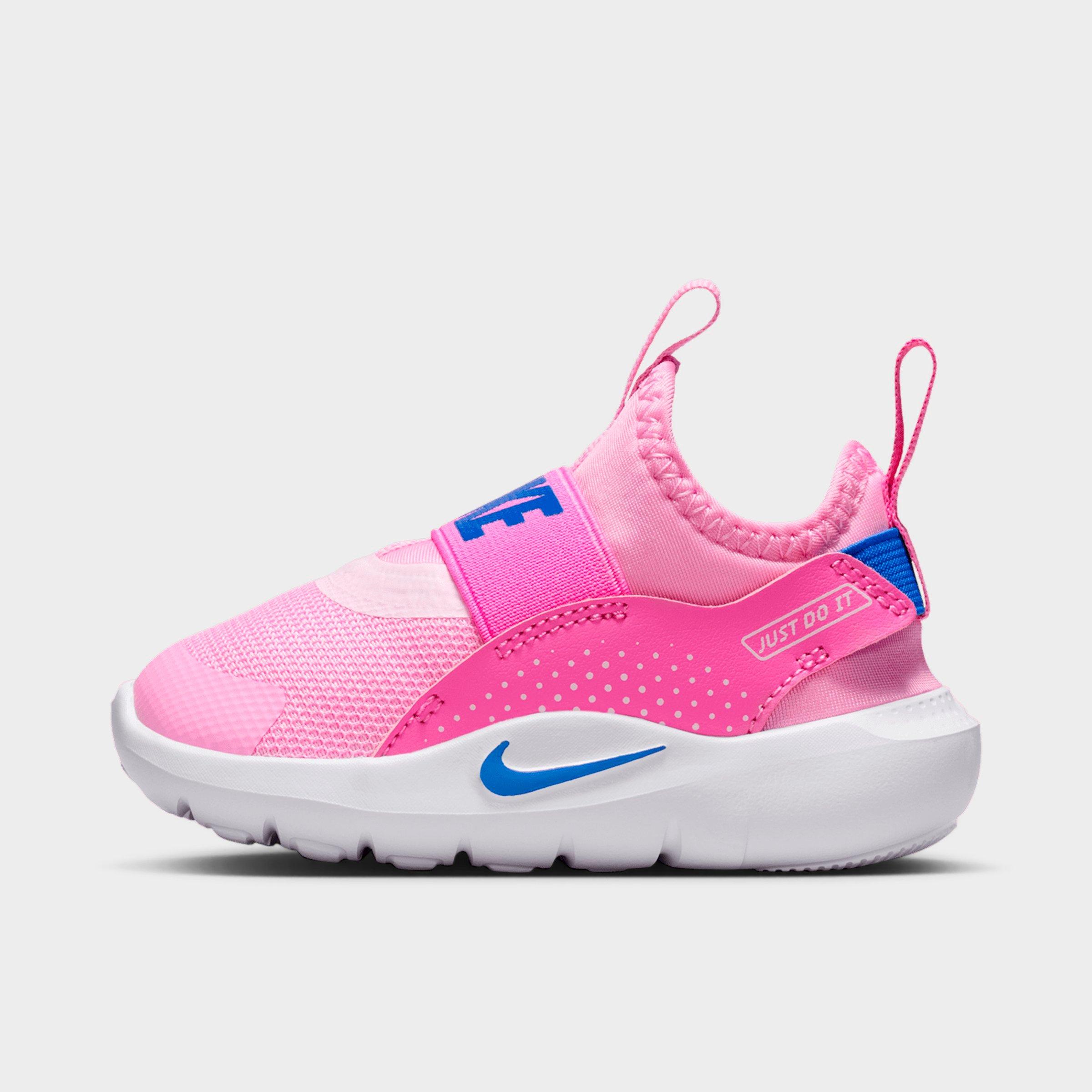Nike Kids Toddler Flex Runner 4 Running Shoes in Pink Rise/Playful Pink/Pink Foam Size: 3.0