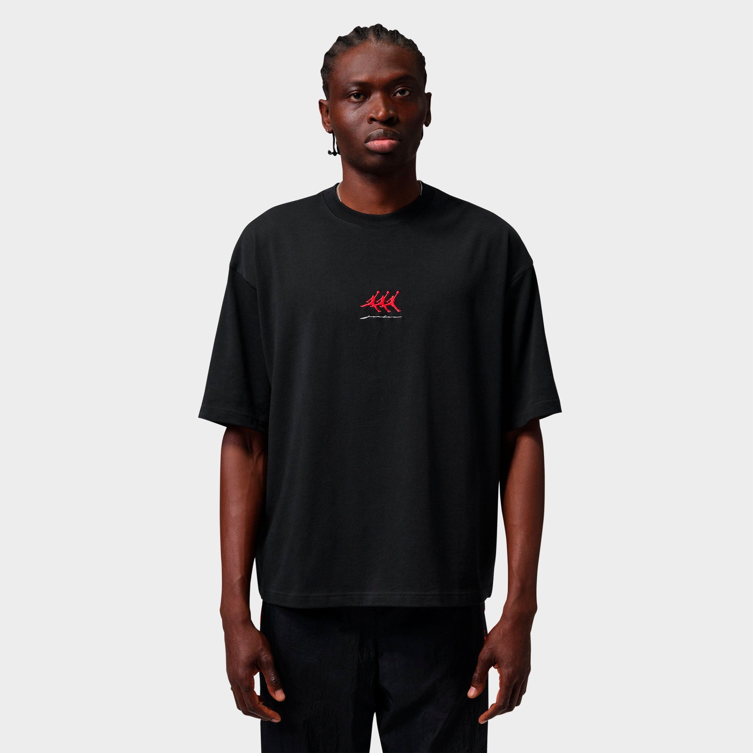 Nike Men's Jordan Flight Graphic Oversized T-Shirt in Black Size: XS