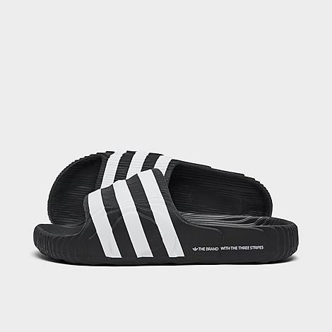 Shop Adidas Originals Adilette 22 Slide Sandals In Black/white