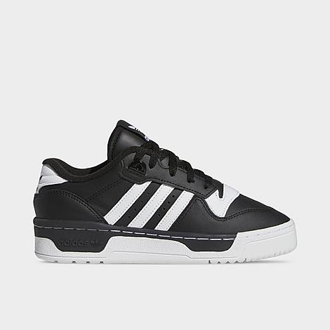 Adidas Originals Adidas Boys' Big Kids' Originals Rivalry Low Casual Basketball Shoes In Black/white