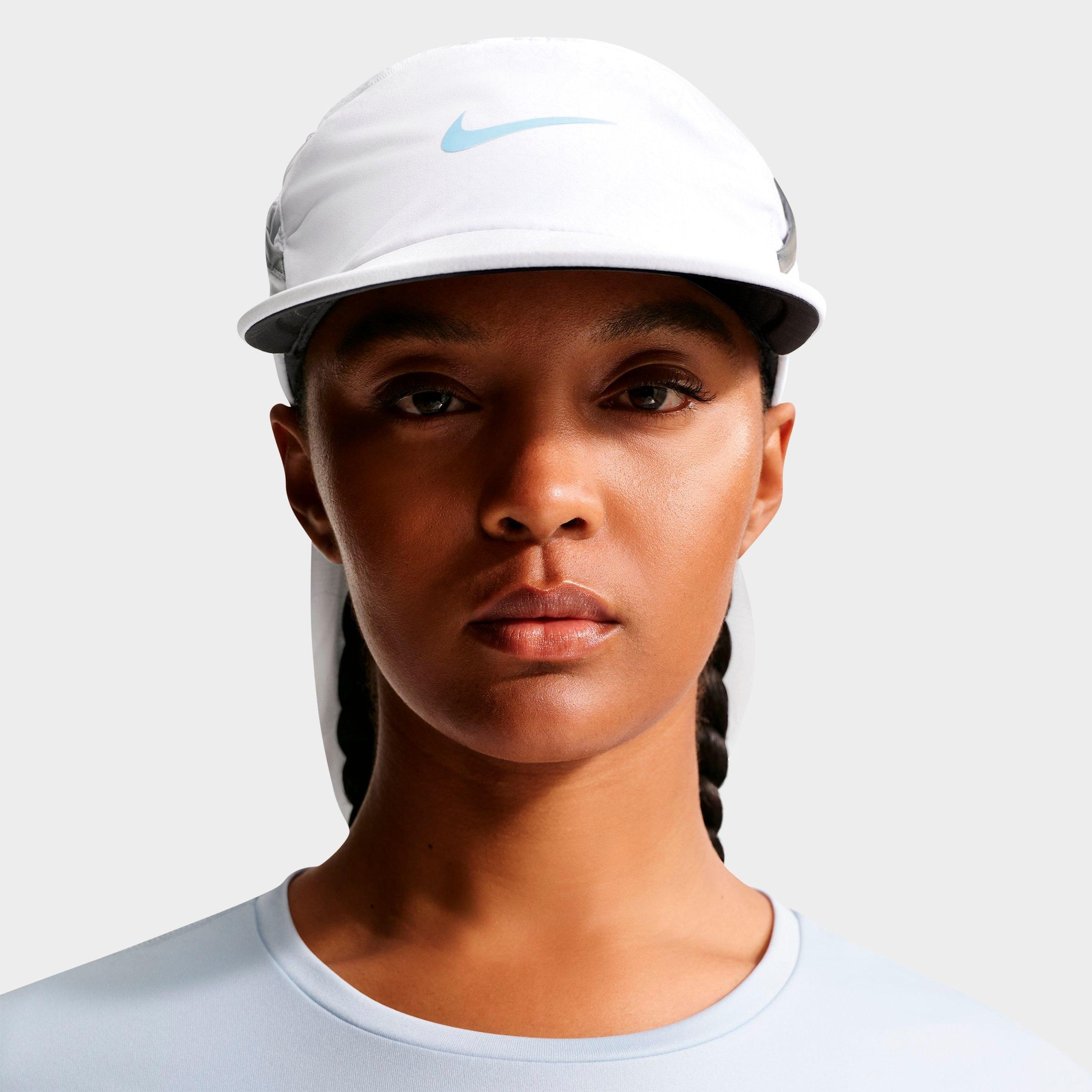 Nike Fly Dri-FIT ADV Unstructured Cooling Bungee Closure Hat in White/Anthracite Size: M-L