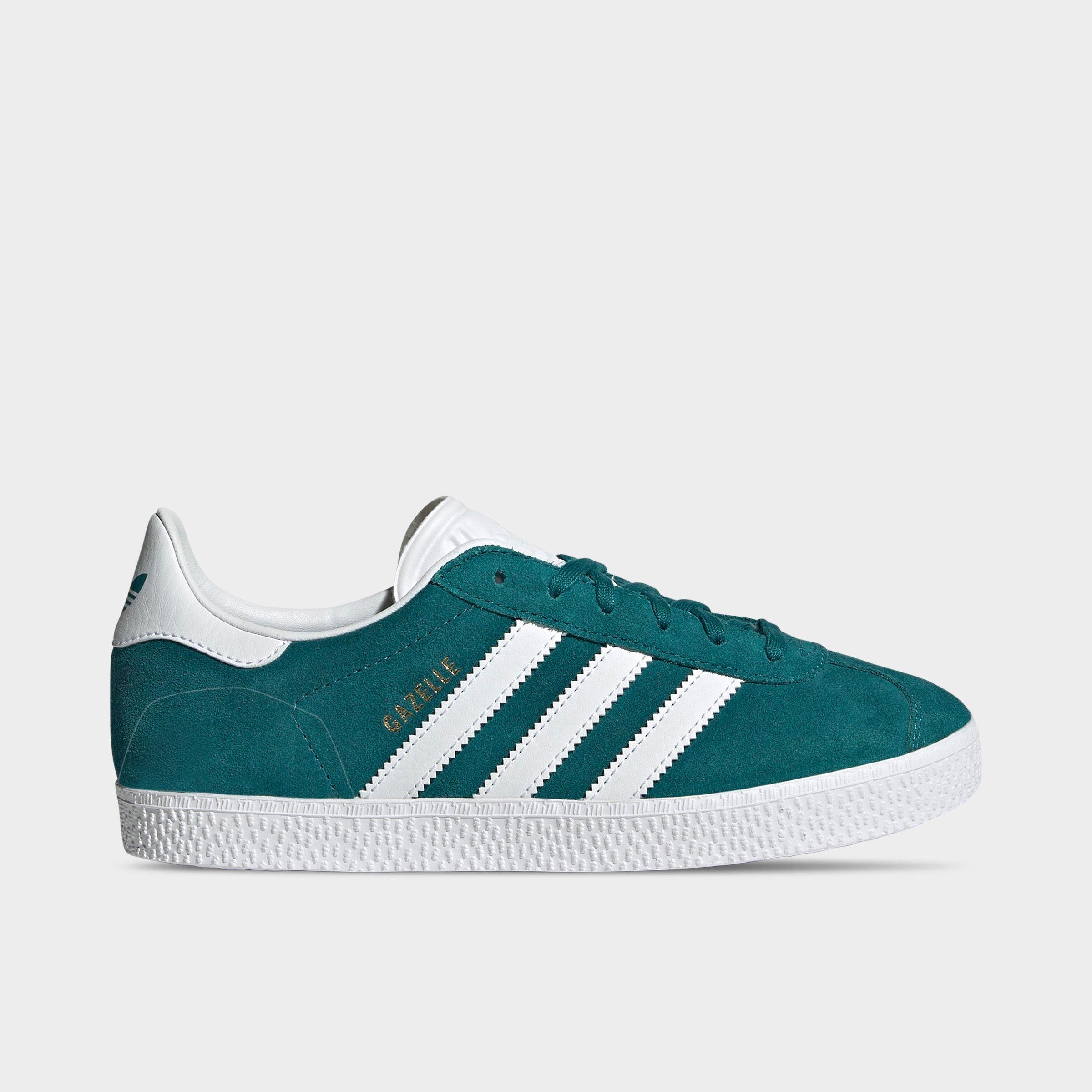 Adidas Originals Girls  Gazelle In Legacy Teal/white/gold Metallic