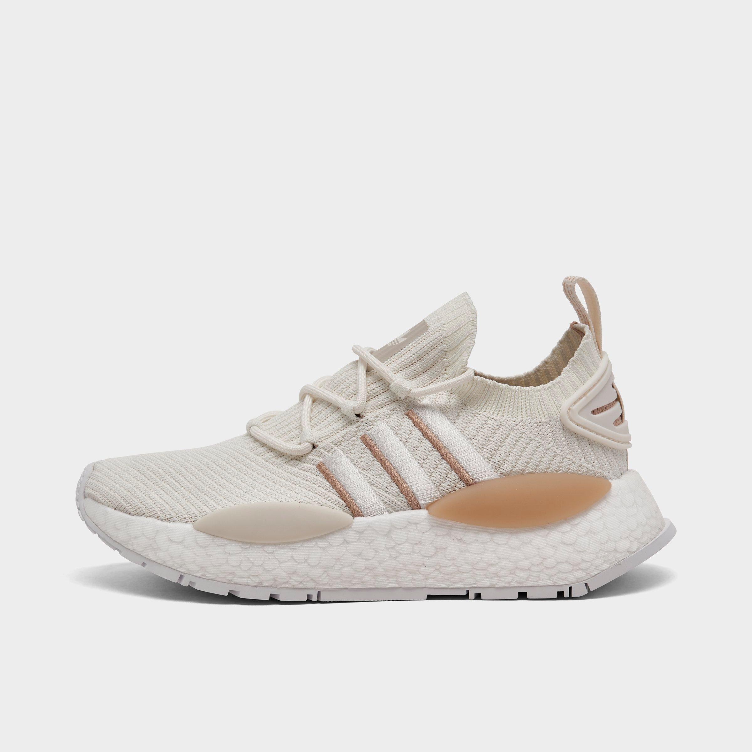 White adidas outlet shoes nmd womens