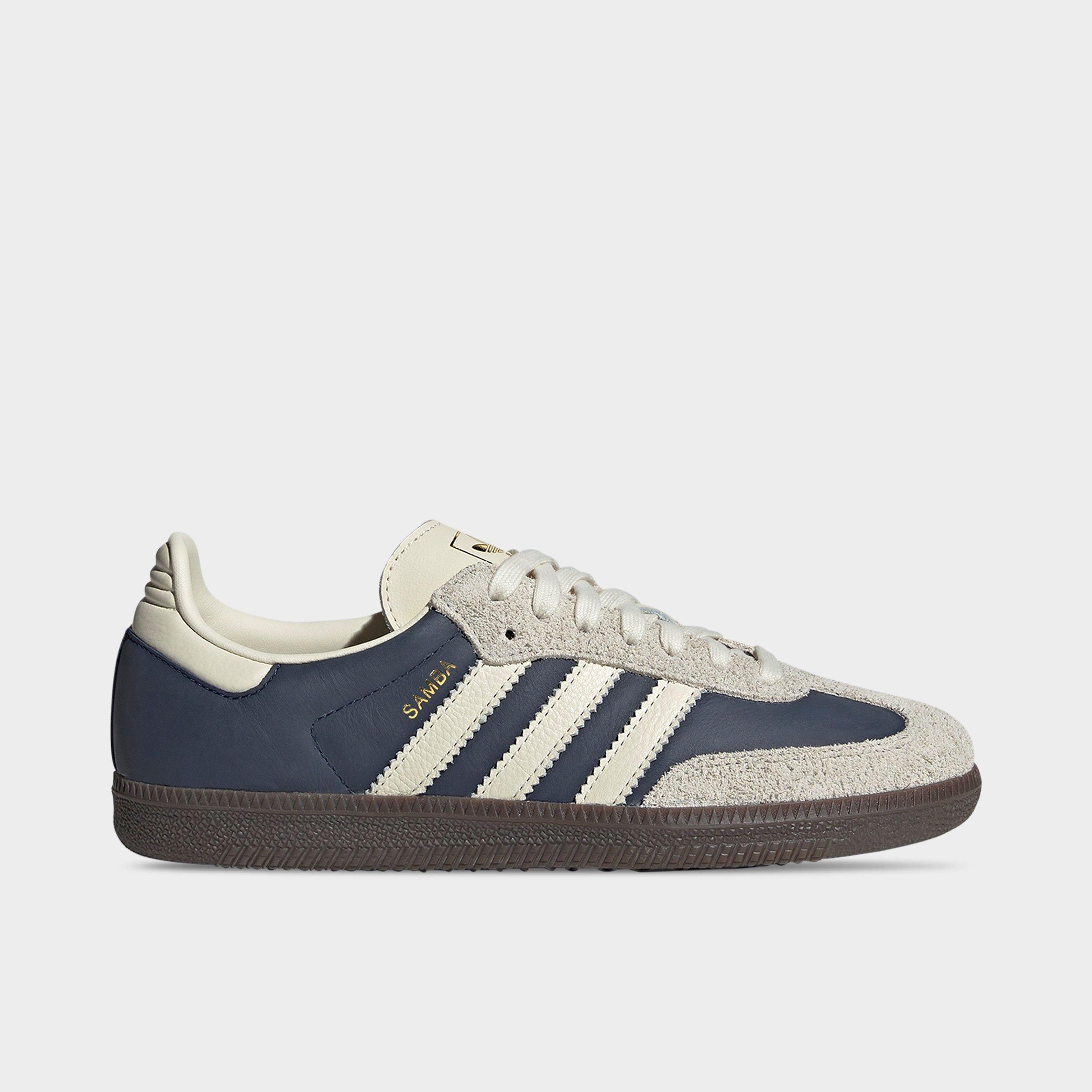 Adidas Women's Originals Samba OG Casual Shoes in Blue/Night Indigo Size 10.5 Leather