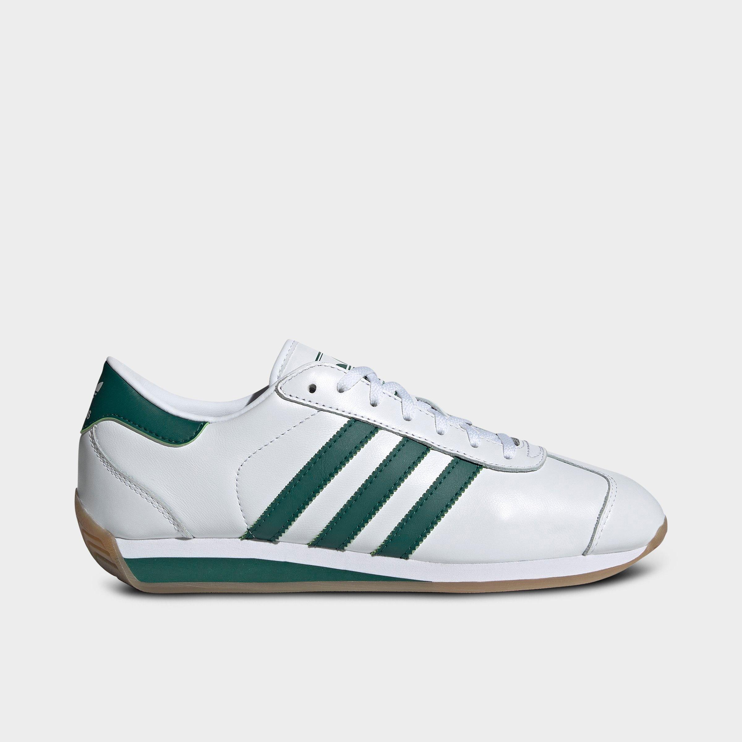 Adidas Men's Originals Country II Casual Shoes in Green/White/White Size 9.5 Leather