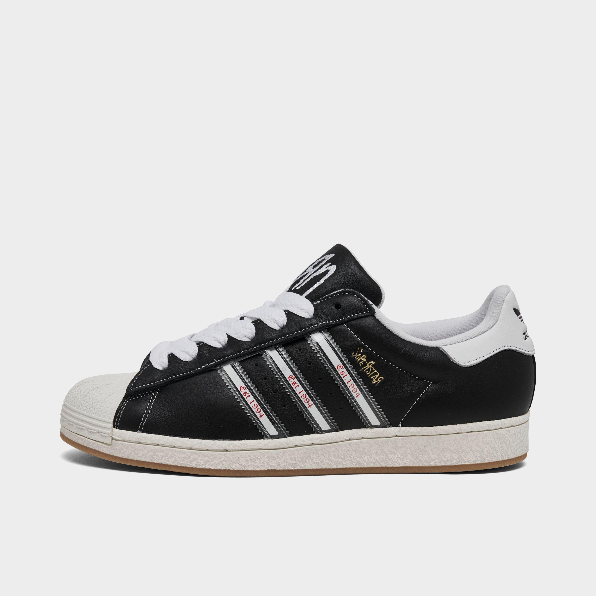 Adidas Men's Originals x Korn Superstar Casual Shoes in Black/Core Black Size 8.5 Leather