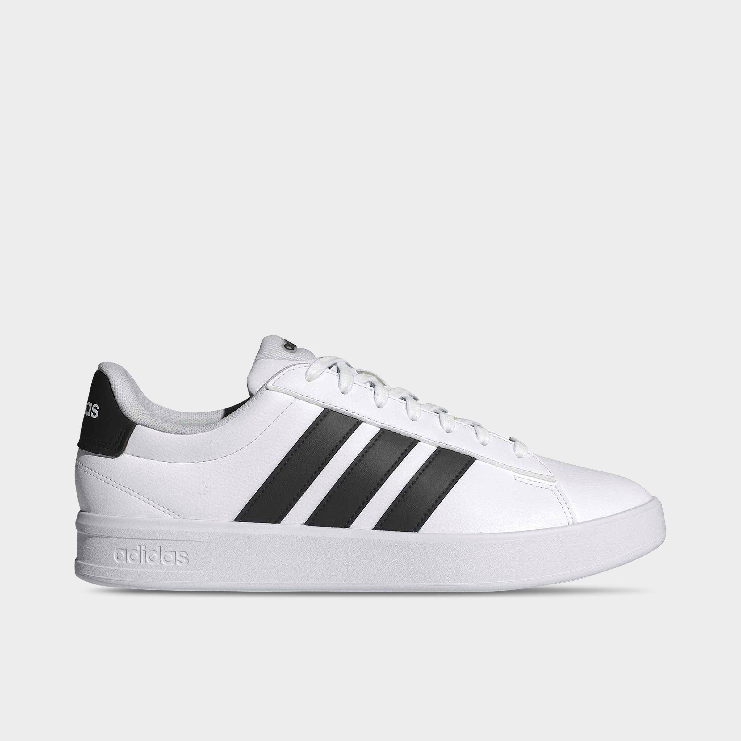 adidas Men's VL Court 3.0 Casual Shoes in Cloud White/Black/Cloud White Size: 7.5