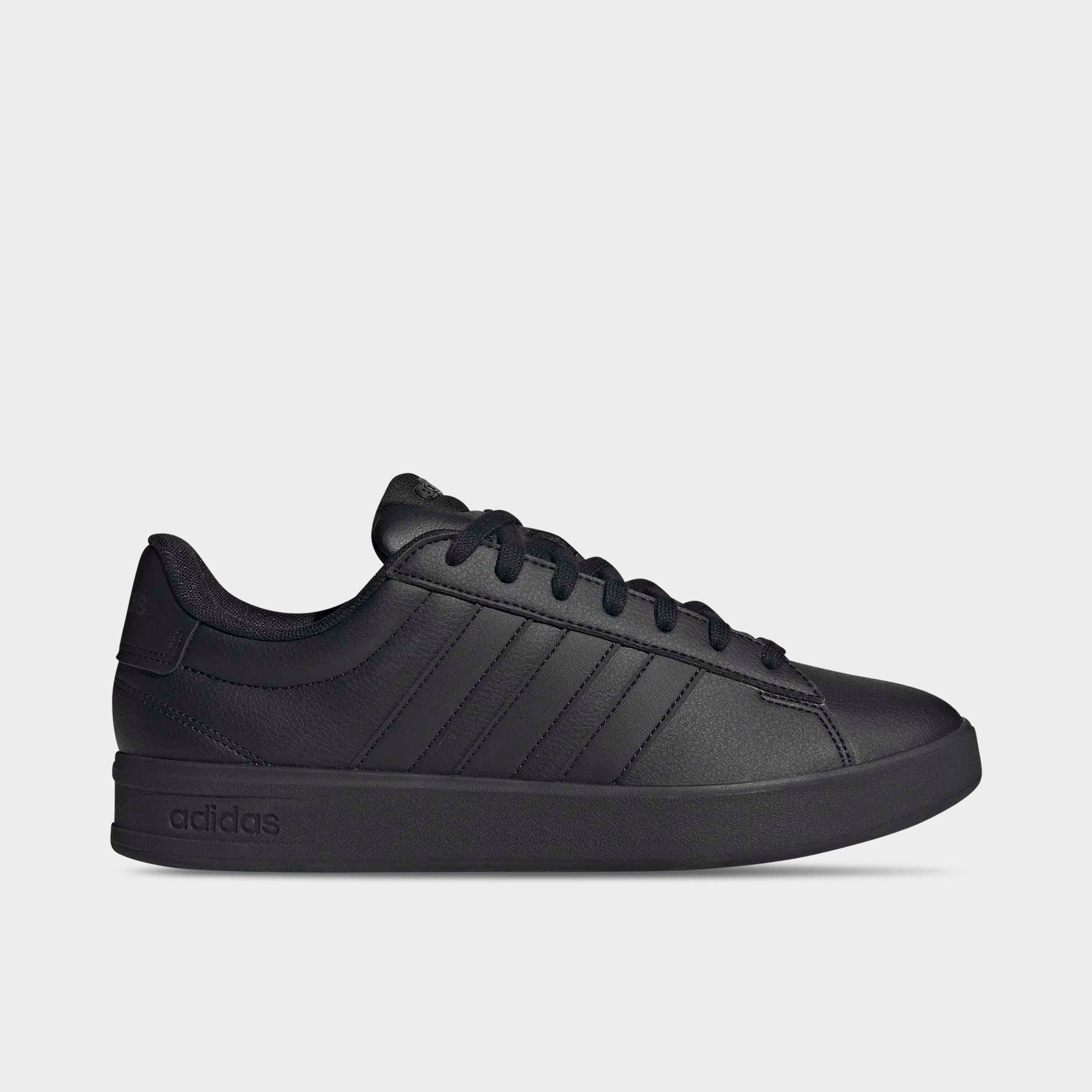 adidas Men's Grand Court 3.0 Casual Shoes in Core Black/Core Black/Carbon Size: 8.0