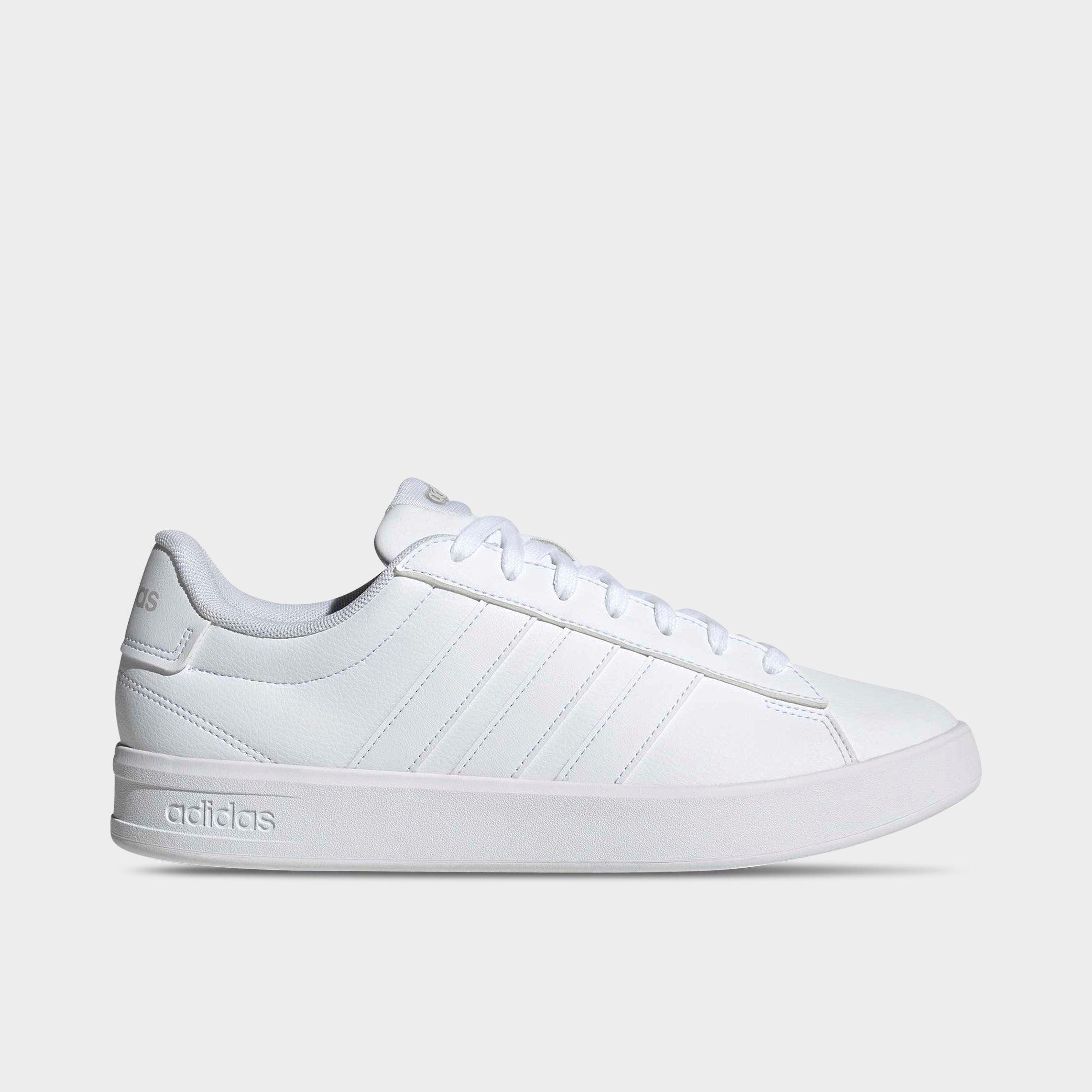 adidas Men's VL Court 3.0 Casual Shoes in Cloud White/Cloud White/Grey Size: 9.0