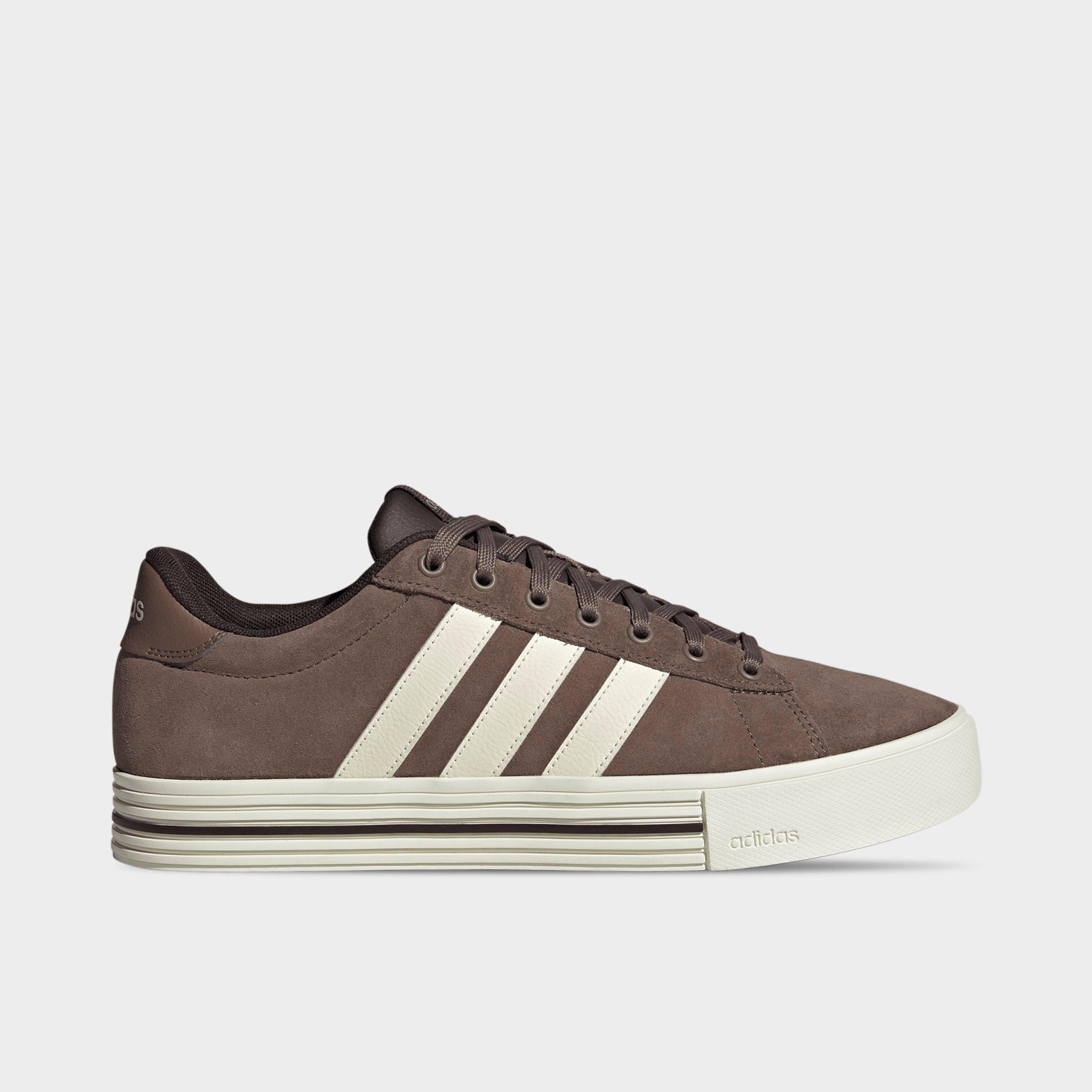 adidas Men's Daily 4.0 Casual Shoes in Earth Strata/Off White/Aurora Coffee Size: 9.0