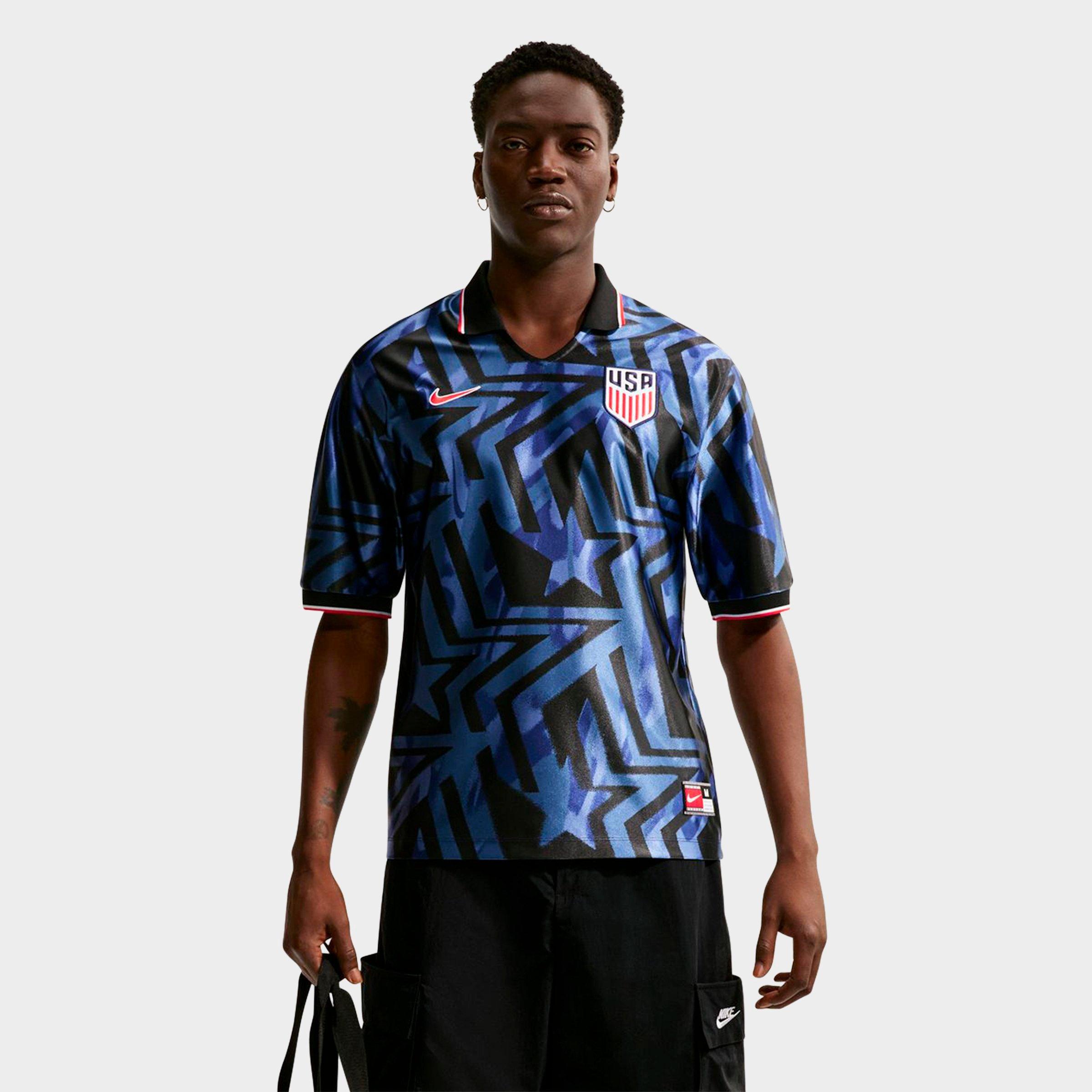 Nike Men's USA Energy Dri-FIT Soccer Top in Midnight Navy/University Red Size: 2XL