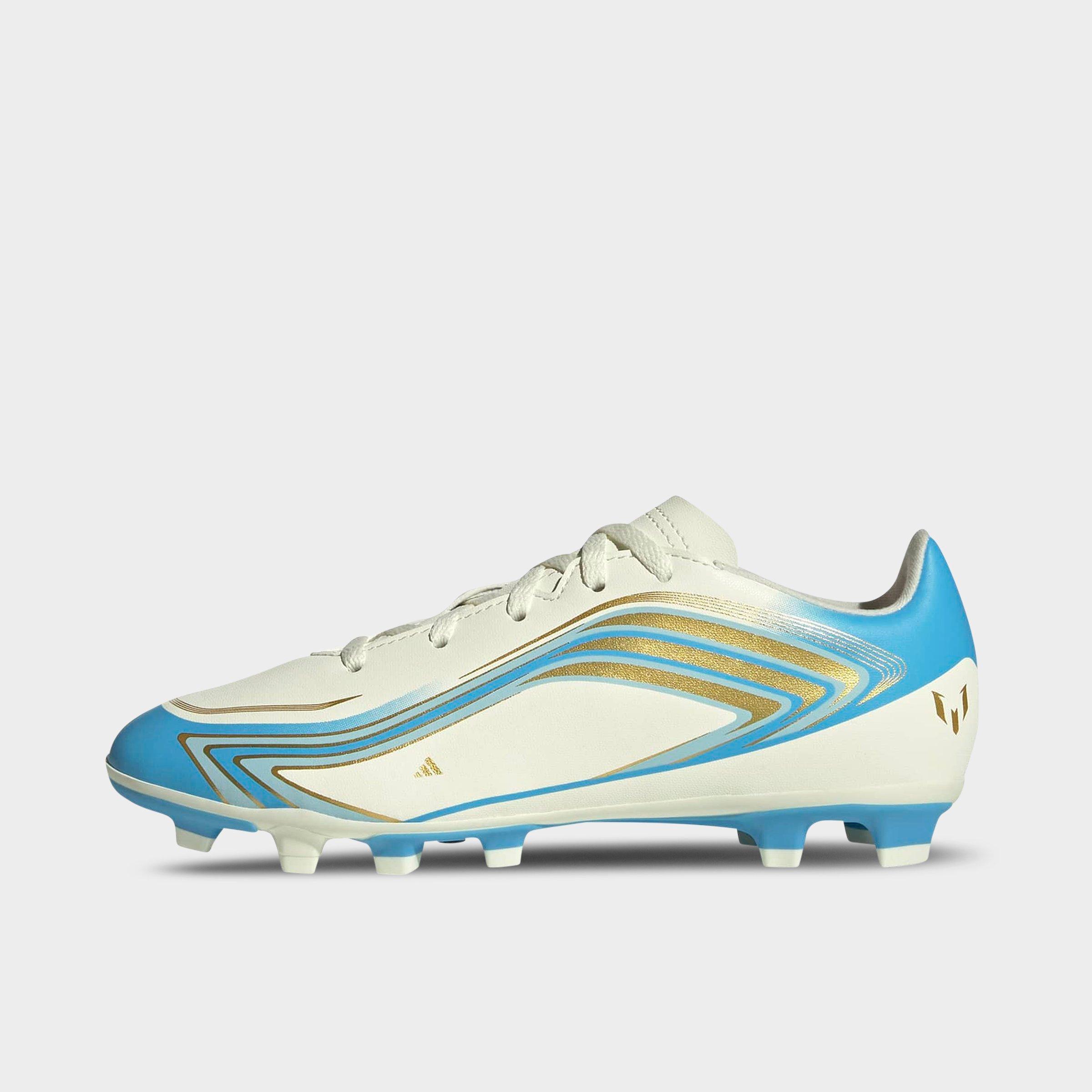 adidas Big Kids F50 Messi Club Firm Ground and Multi Ground Soccer Cleats