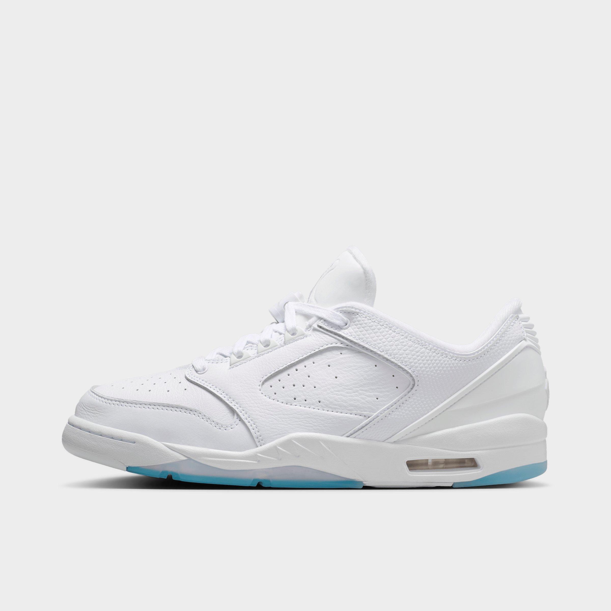 Jordan Men's Sixty Plus Low Casual Shoes in White/Black/Pure Platinum Size: 7.0