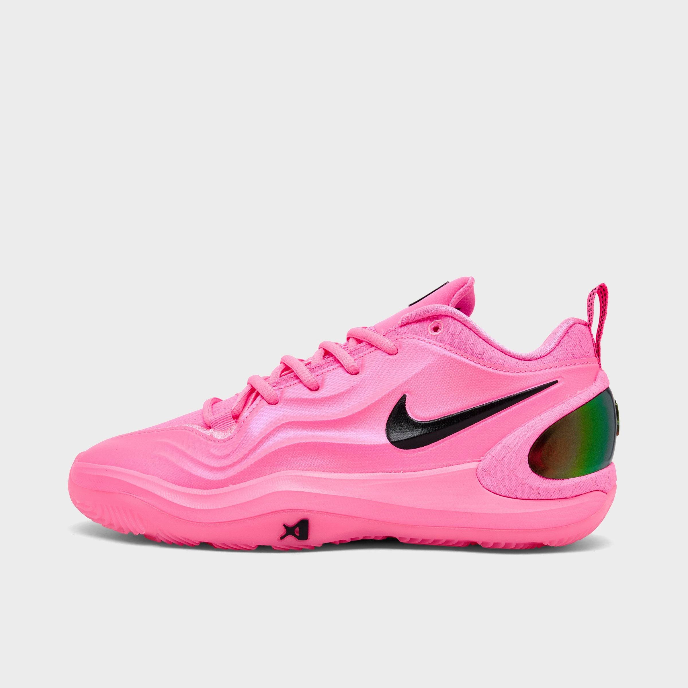 Nike Big Kids A'Two A'ja Wilson Basketball Shoes in Pink Beam/Black Size: 3.5