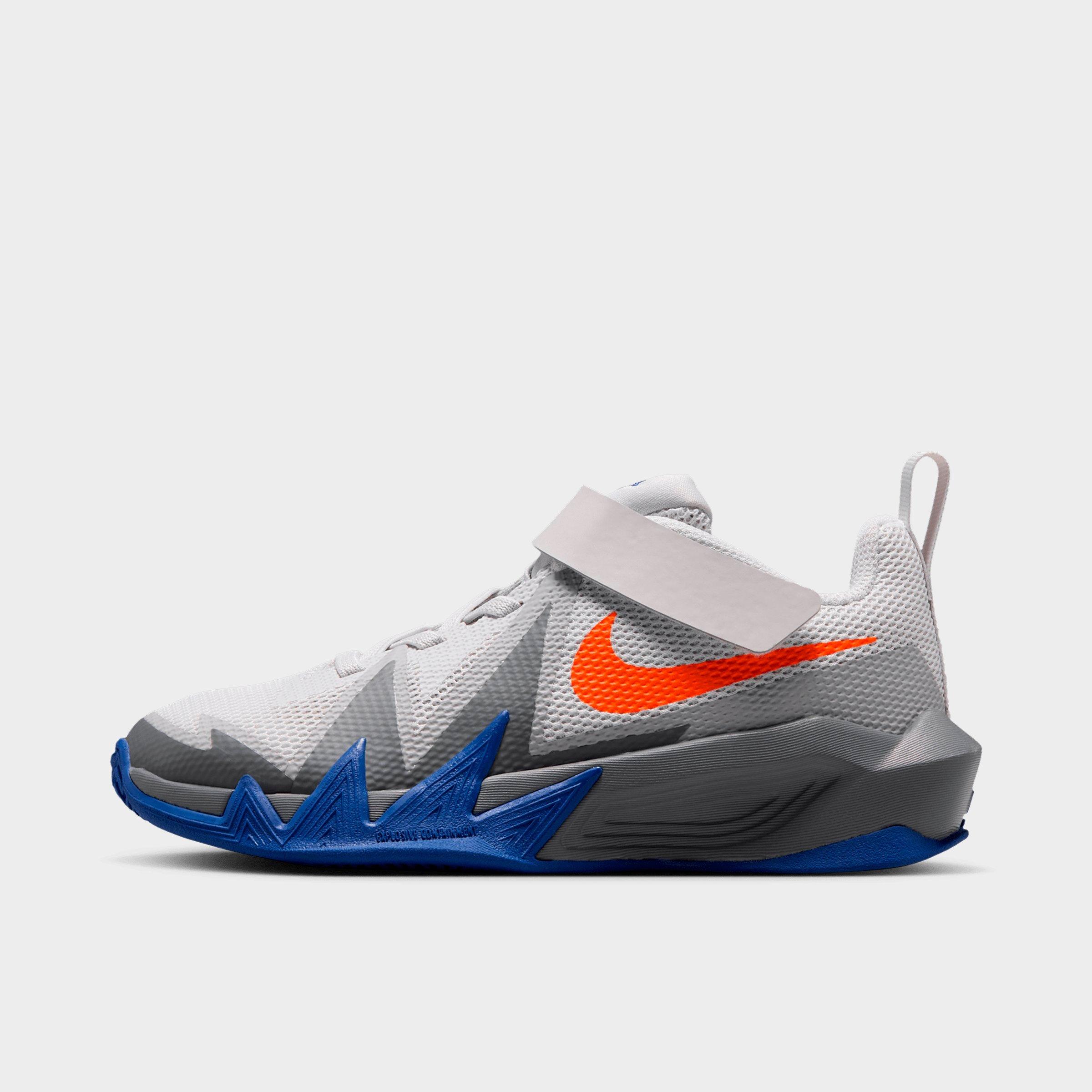 Nike Little Kids S. T. Dynamite Basketball Shoes in Vast Grey/Light Smoke Grey/Smoke Grey Size: 12.0