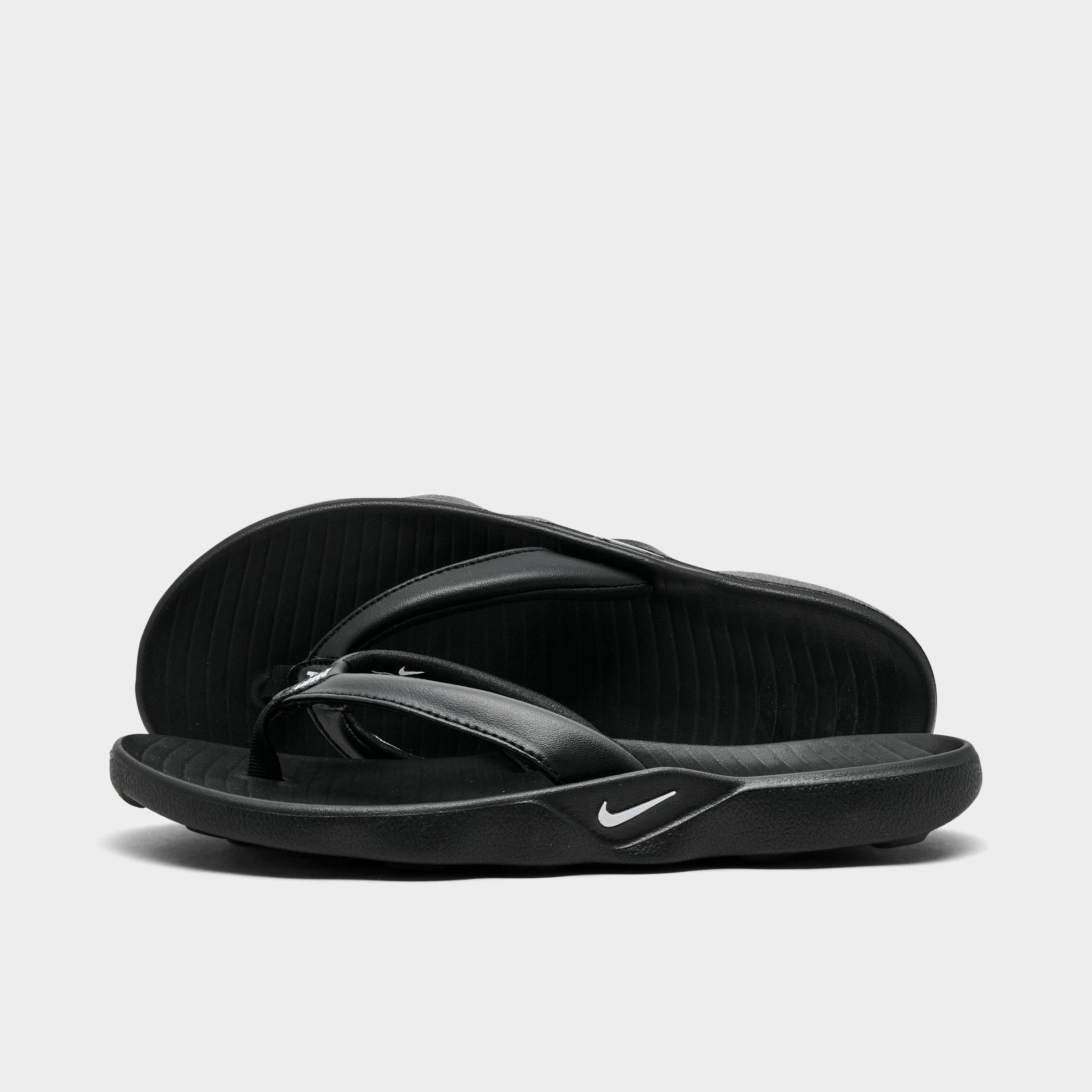 Nike Women's Marina Slide Sandals in Black/White Size: 11.0