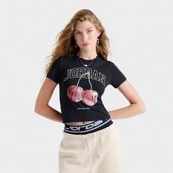 Tシャツ・カットソー   Here Black Lip Open Back Crop Top J224341 BEH J jjxx-