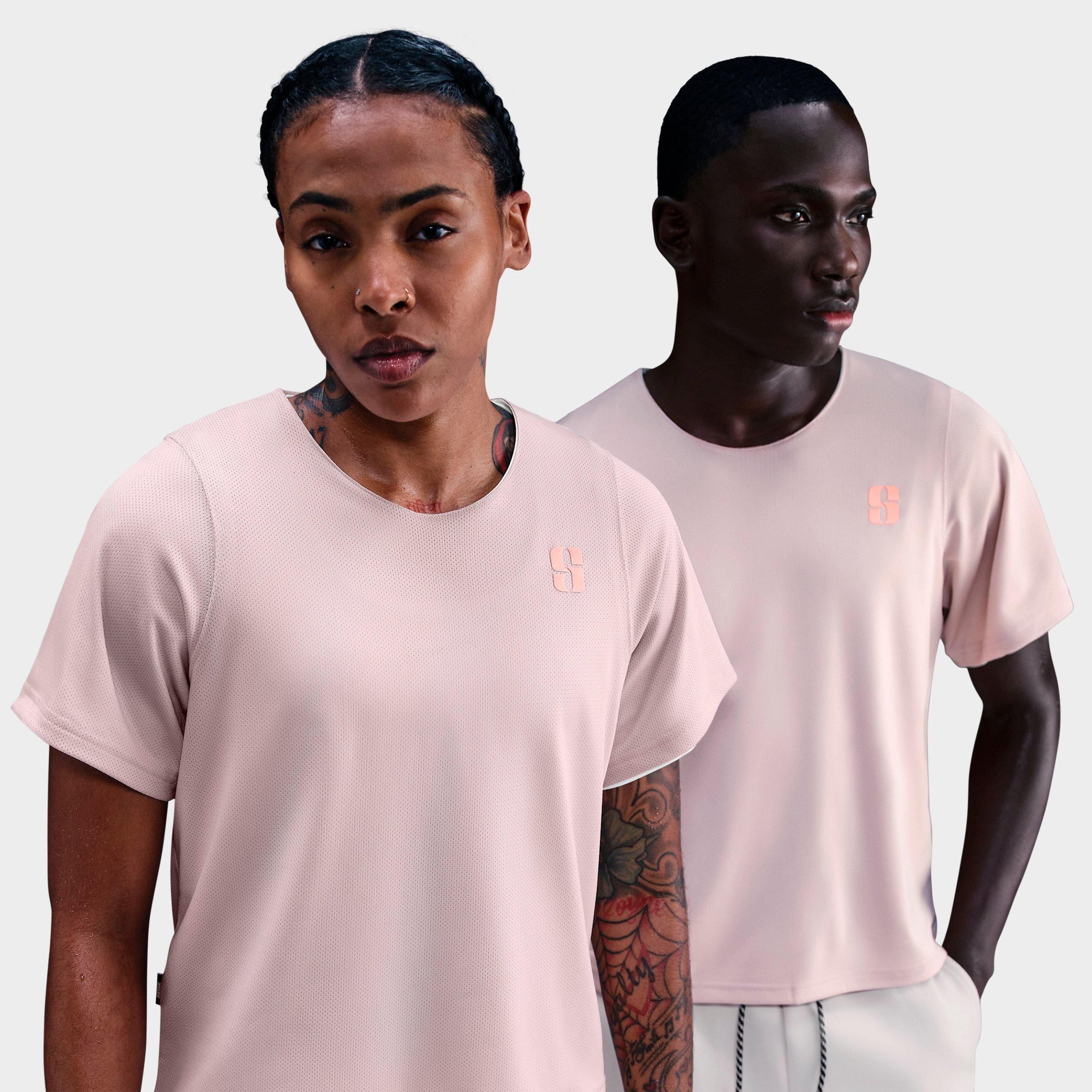 Nike Sabrina Dri-FIT Reversible Basketball Top in Silt Red/Sail/Rose Gold Size: XS
