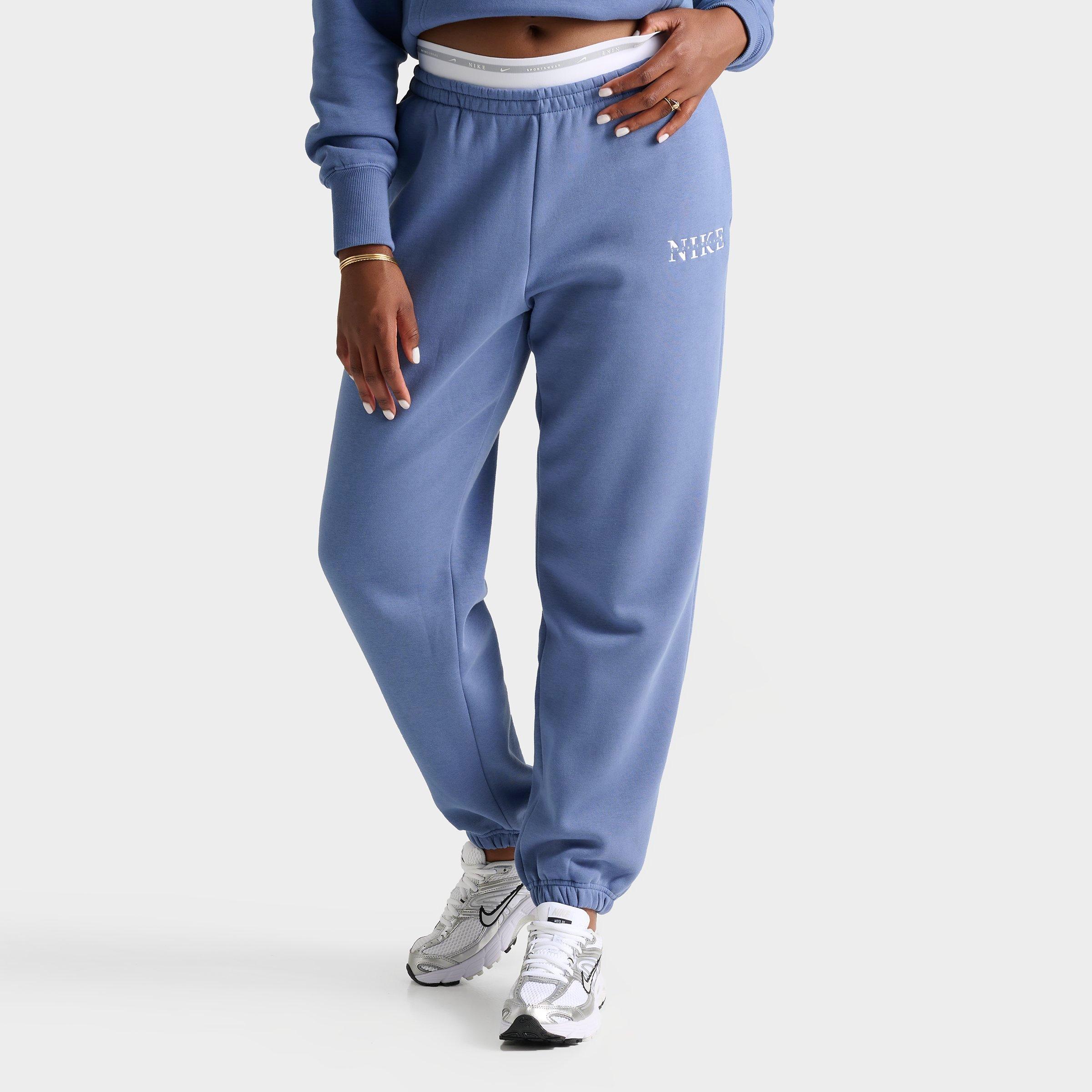 Nike Women's Sportswear Phoenix Fleece High-Waisted Jogger Pants in Slate Size: XS