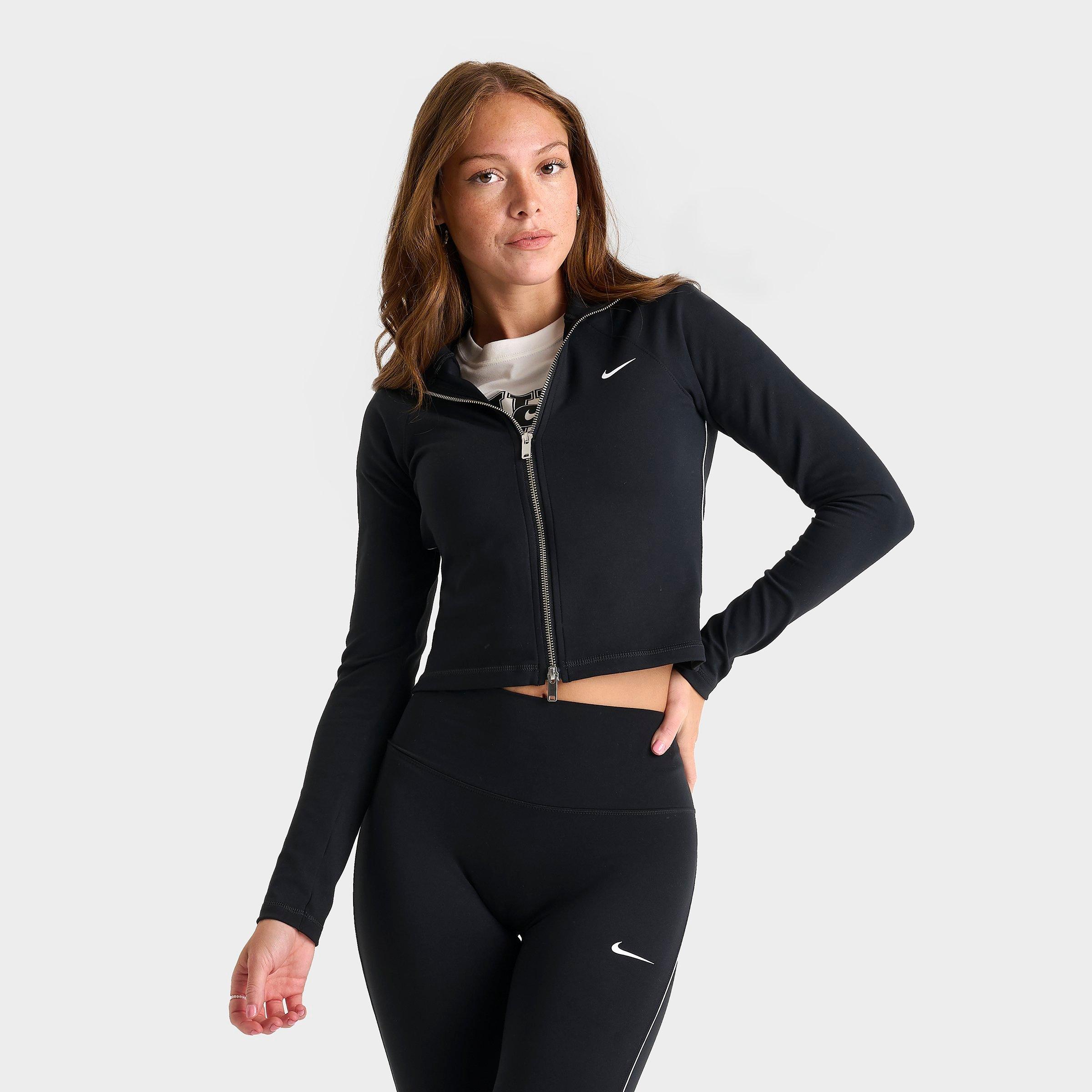 Nike Women's Sportswear Gym Life Pipe Jacket in Black Size: XS