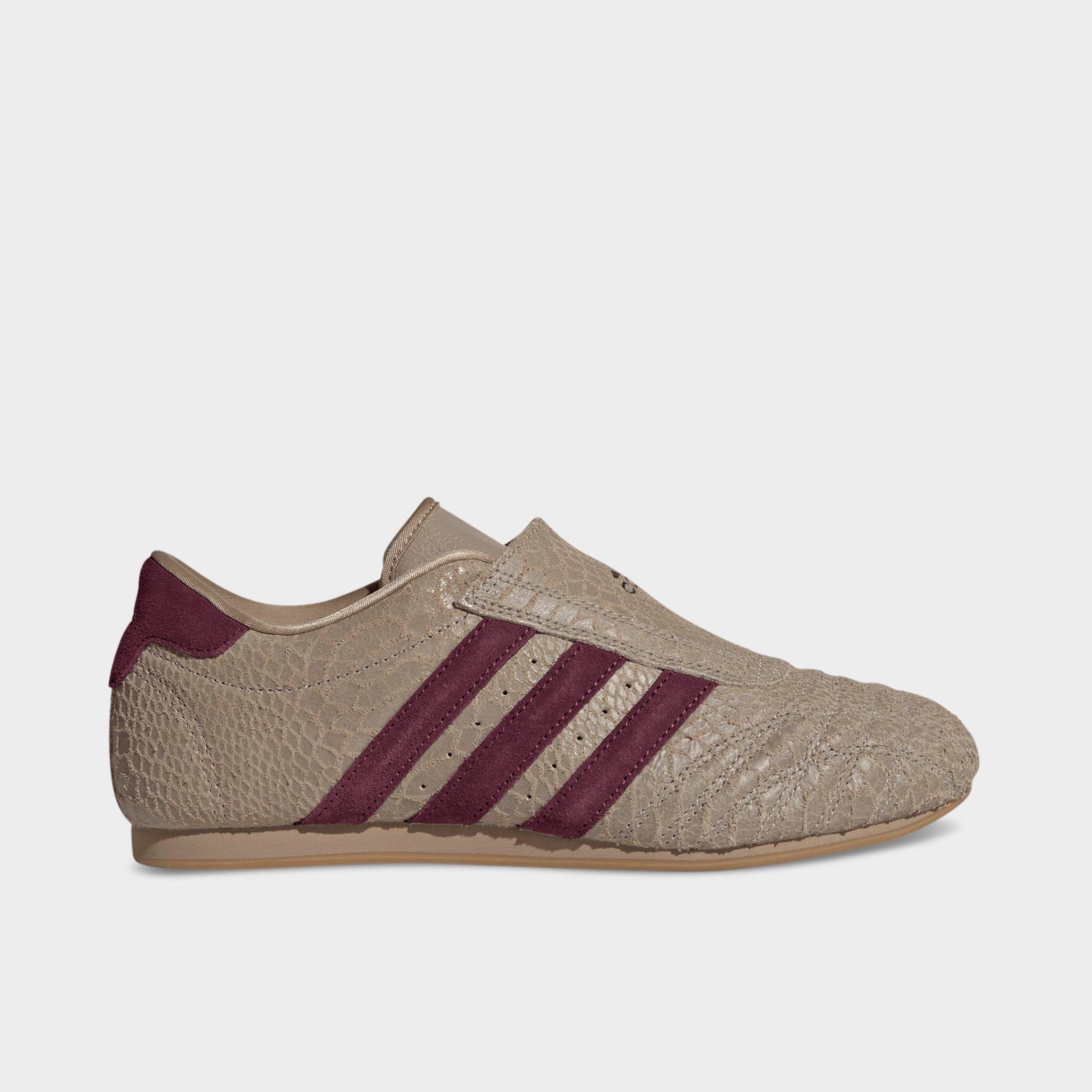adidas Women's Originals Taekwondo Croc Casual Shoes in Trace Khaki/Maroon/Gum Size: 6.0