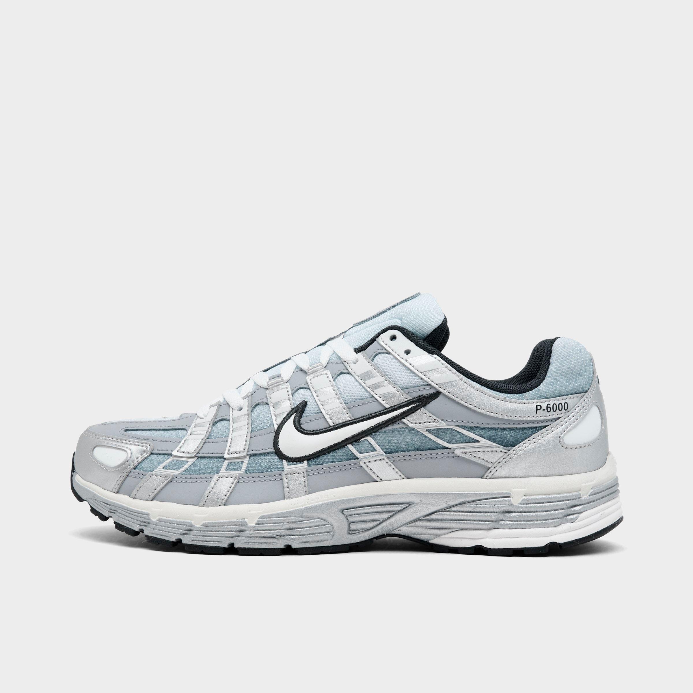 Nike Men's P-6000 Casual Shoes in Metallic Silver/Wolf Grey/Anthracite Size: 7.0