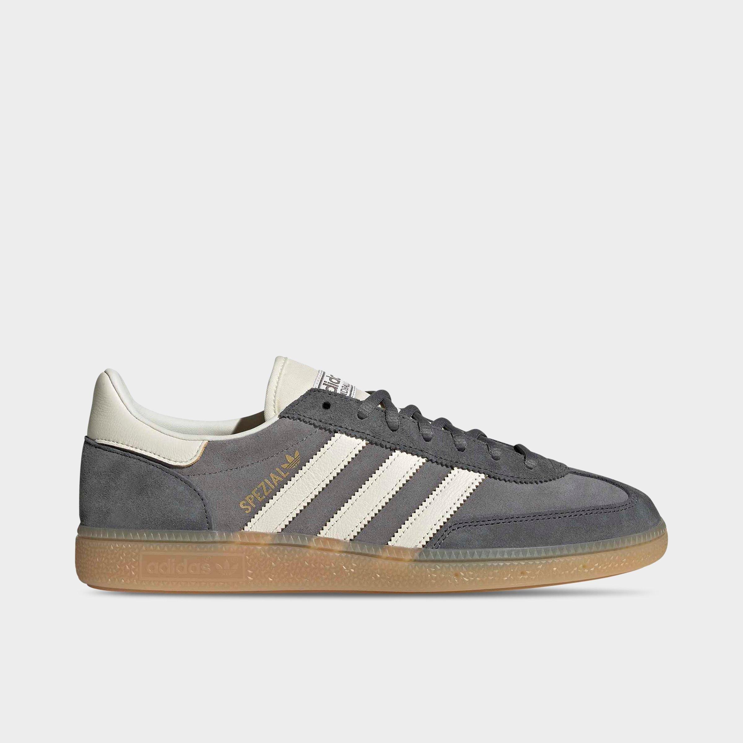 adidas Men's Originals Handball Spezial Casual Shoes in Grey/Off White/Grey Size: 7.5