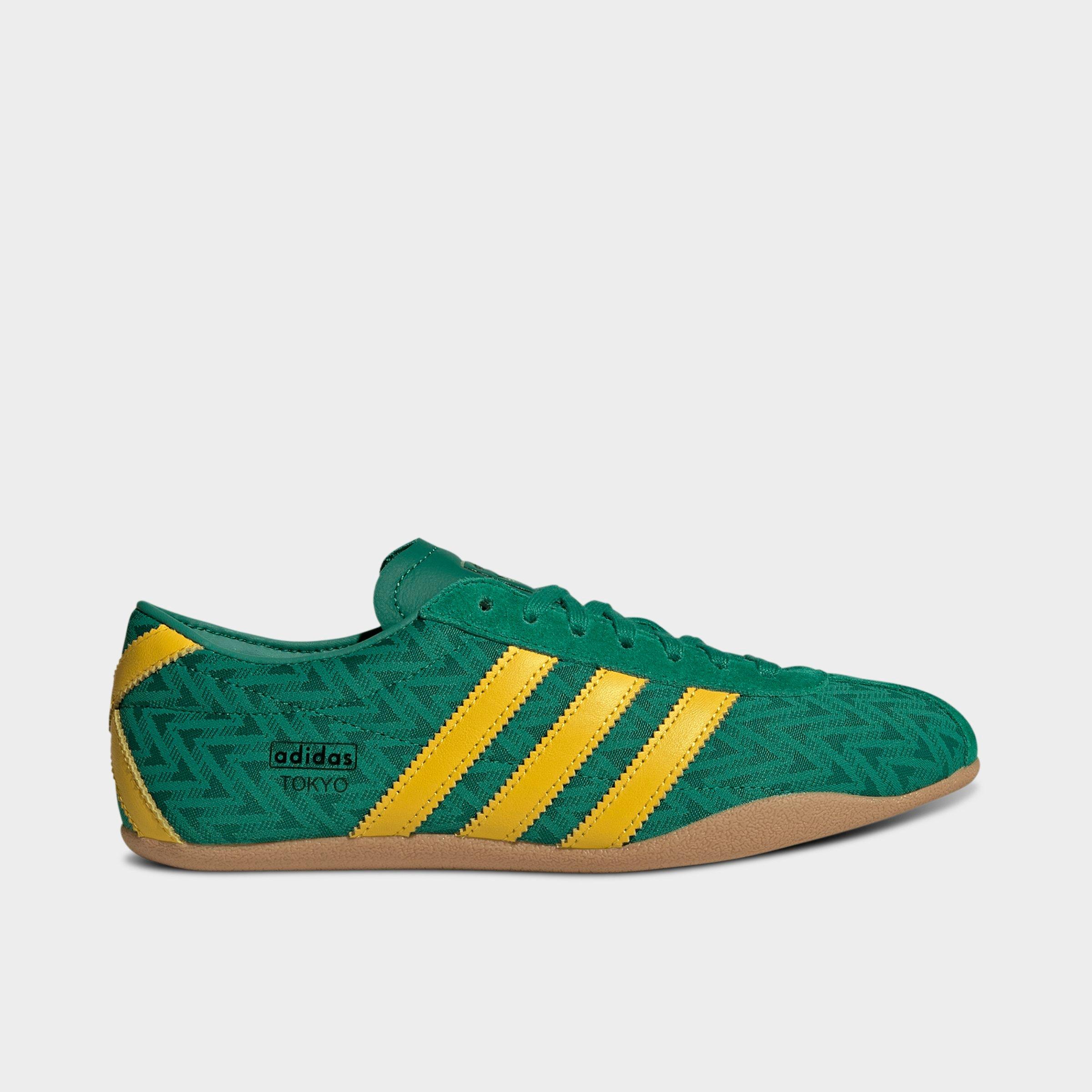 adidas Women's Originals Tokyo Casual Shoes in Bold Green/Eqt Yellow/Core Black Size: 6.5