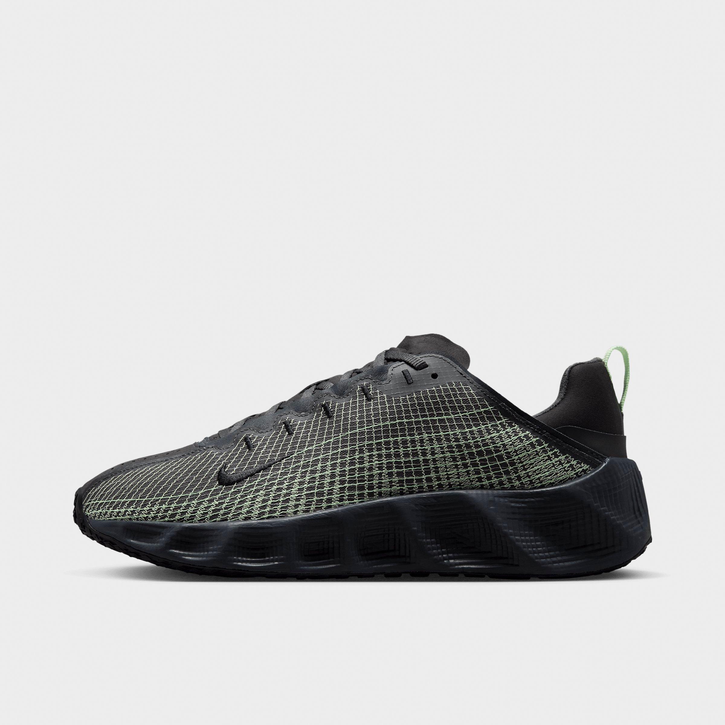 Nike Men's Ava Rover Premium Casual Shoes in Dark Smoke Grey/Smoke Grey/Light Liquid Lime Size: 10.0