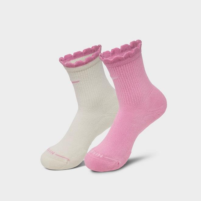 Women's Nike Everyday Elevated Mid-Crew Socks (2-Pack)