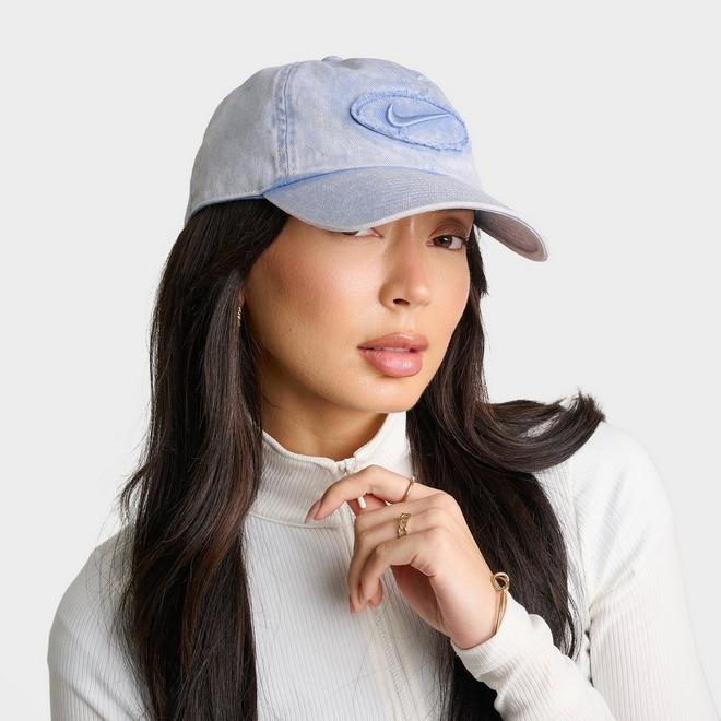 Nike Club Unstructured Denim Patch Strapback Hat