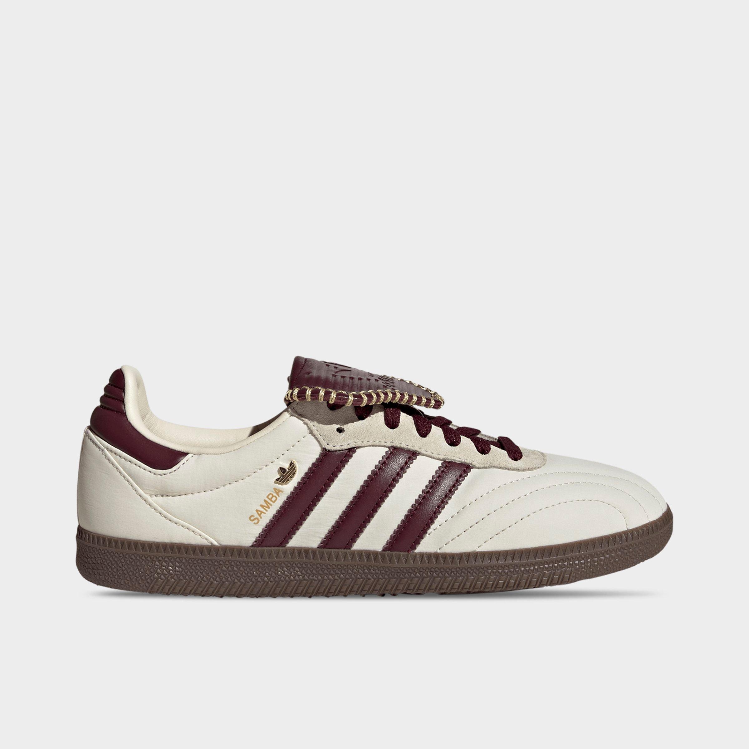 adidas Women's Originals Samba Long Tongue Casual Shoes in Cream White/Core Black/Gum Size: 11.5