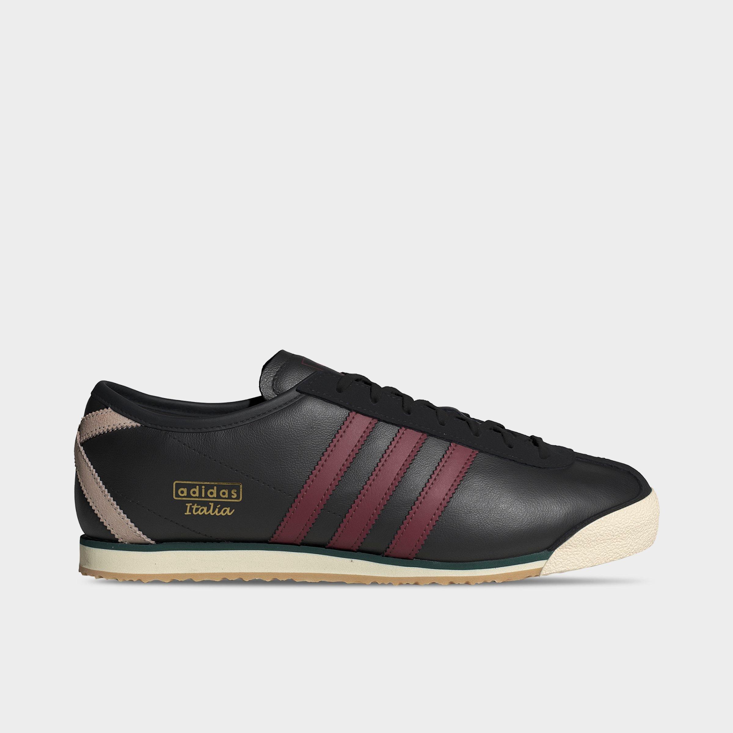 adidas Men's Originals Italia 70s Casual Shoes in Core Black/Shadow Red/Wonder Beige Size: 7.5