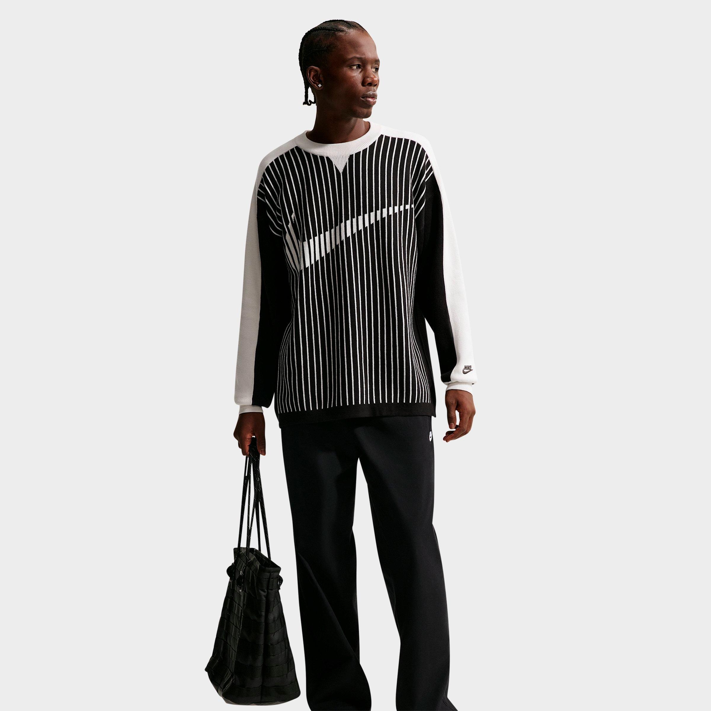 Nike Men's Sportswear Club Jersey Sweater in Black/Sail Size: XS