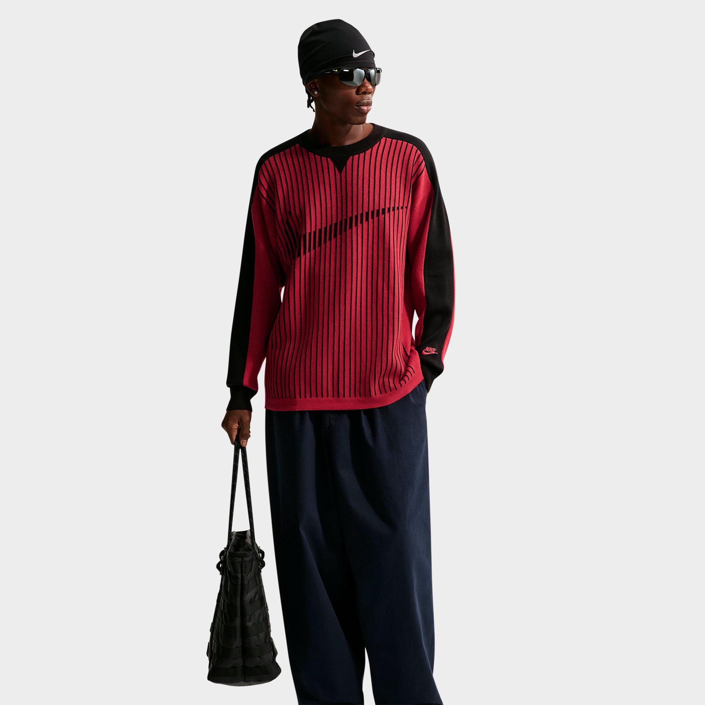 Nike Men's Sportswear Club Jersey Sweater in Team Crimson/Black Size: 3XL