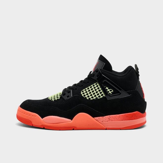 Little Kids' Air Jordan Retro 4 Basketball Shoes