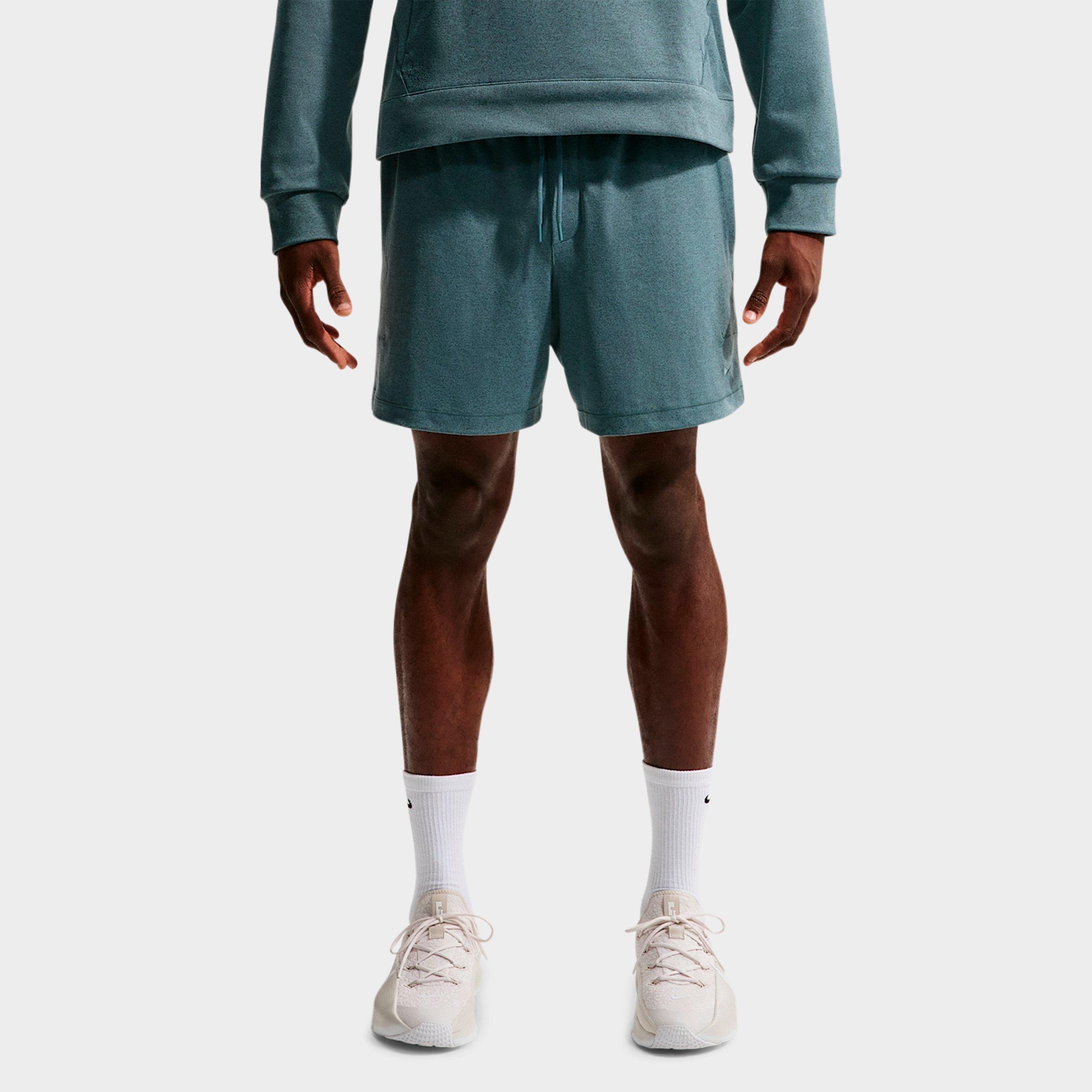 Nike Men's Primary NanoKnit Dri-FIT 7" Performance Shorts in Mineral Slate/Black Spruce/Heather Size: S Tall