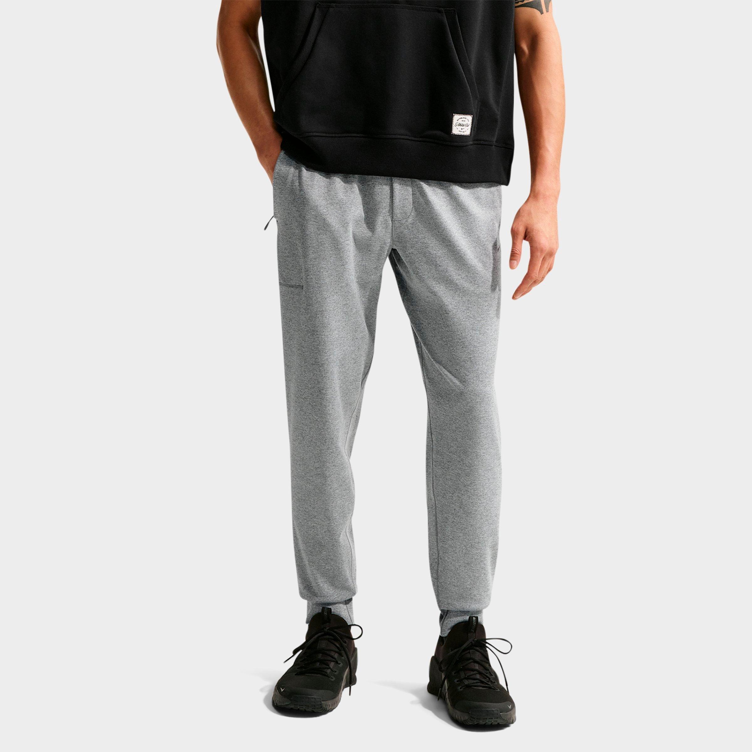 Nike Men's Primary NanoKnit Dri-FIT UV Protection Performance Jogger Pants in Smoke Grey/Heather/Smoke Grey Size: XS
