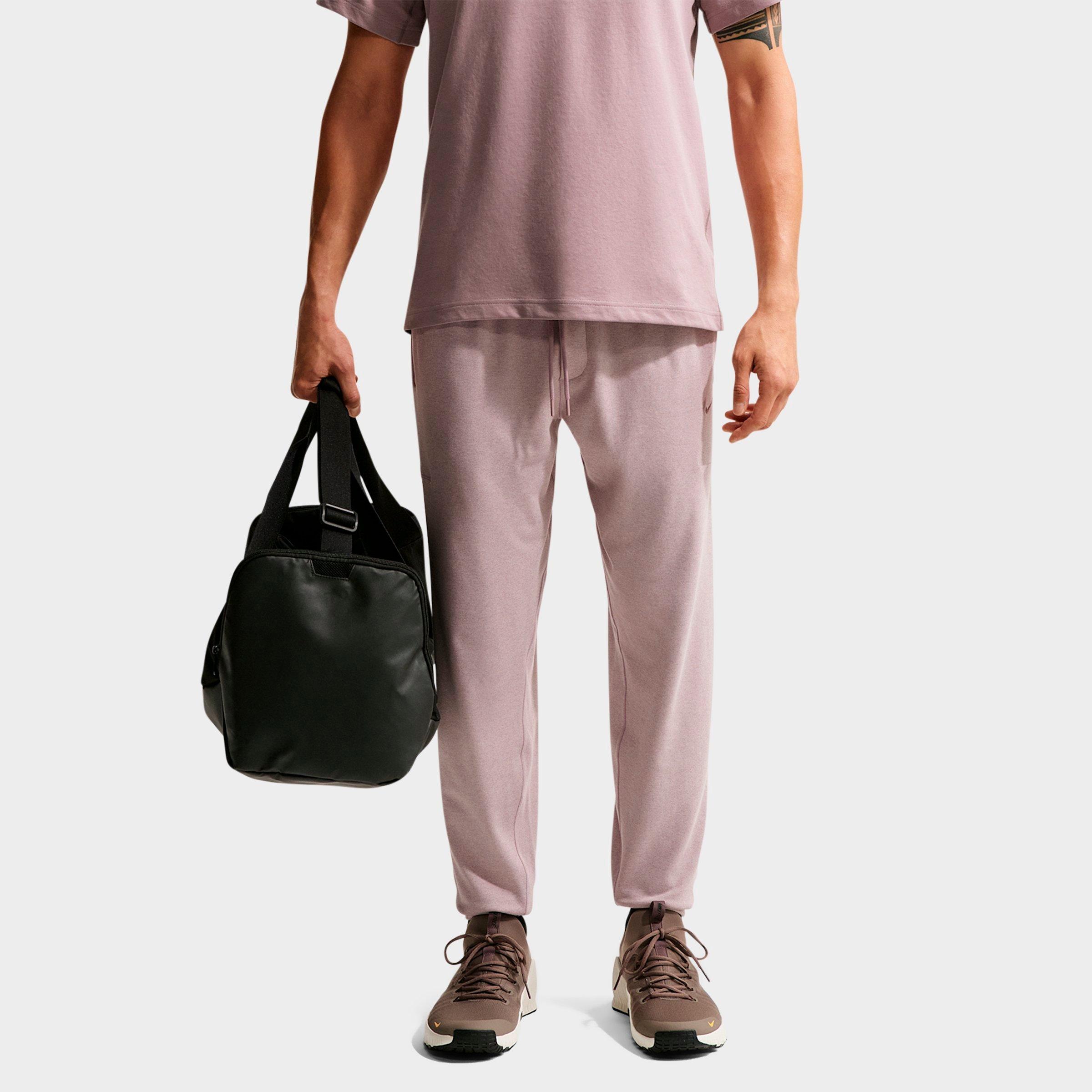 Nike Men's Primary NanoKnit Dri-FIT UV Protection Performance Jogger Pants in Light Violet Ore/Platinum Violet/Heather Size: XS