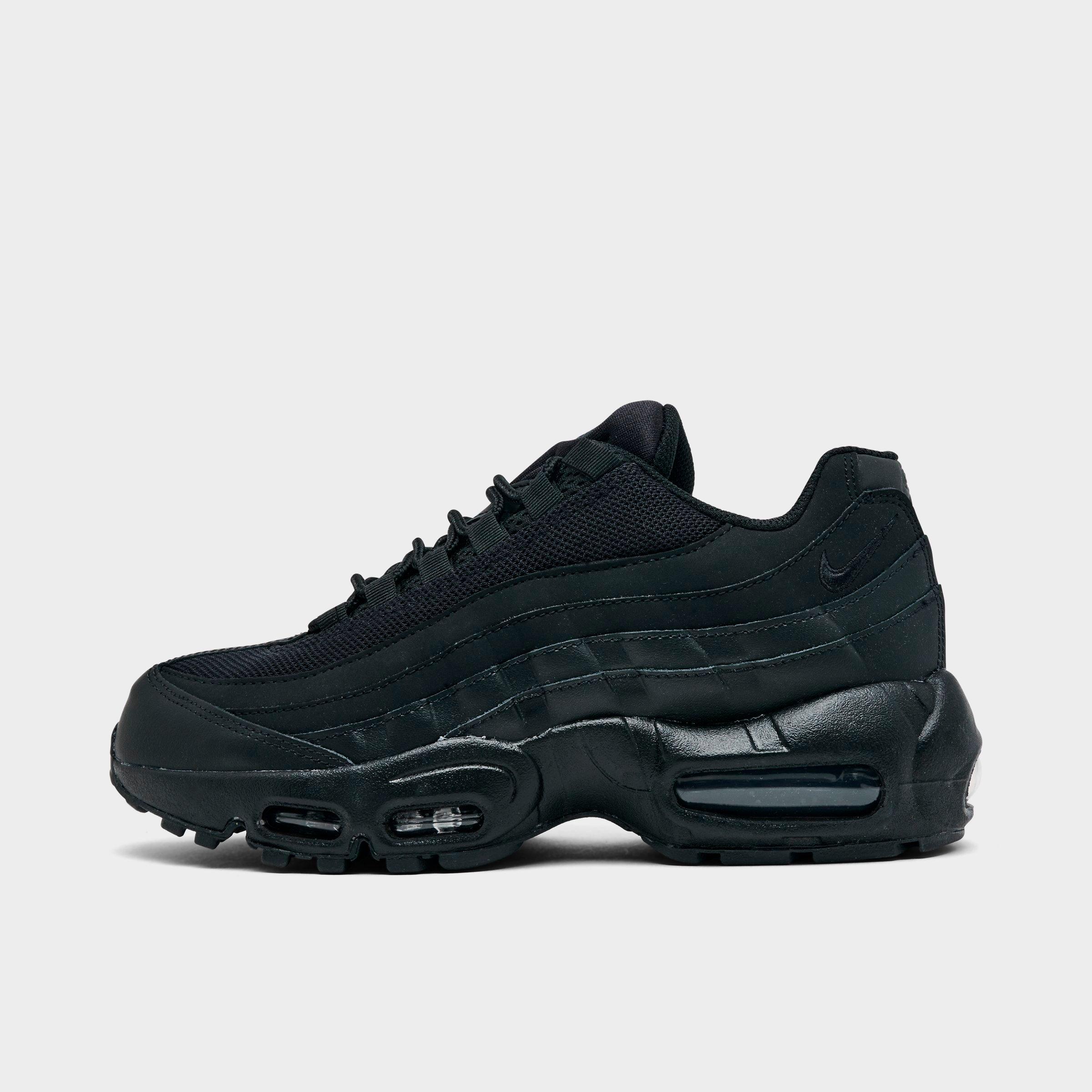 Nike Big Kids Air Max 95 Recraft Casual Shoes in Black Size: 3.5