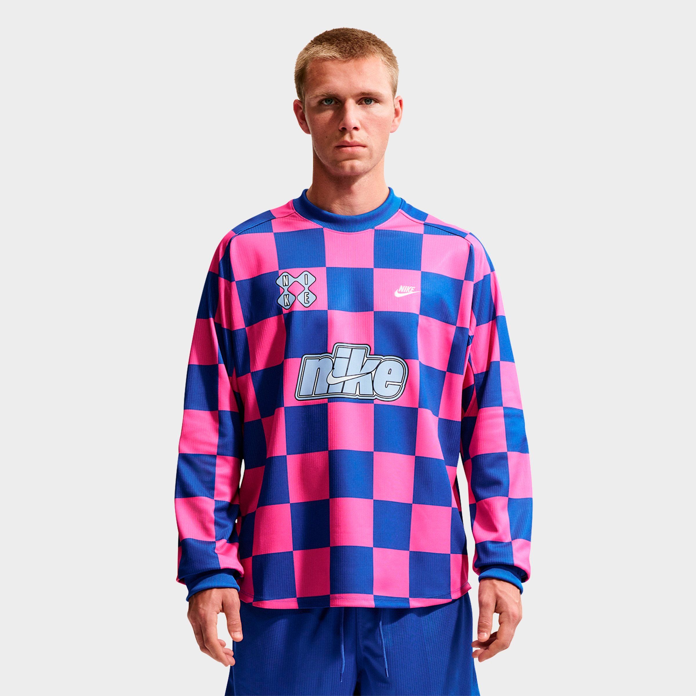 Nike Men's Sportswear Club Checkerboard Goalie Top