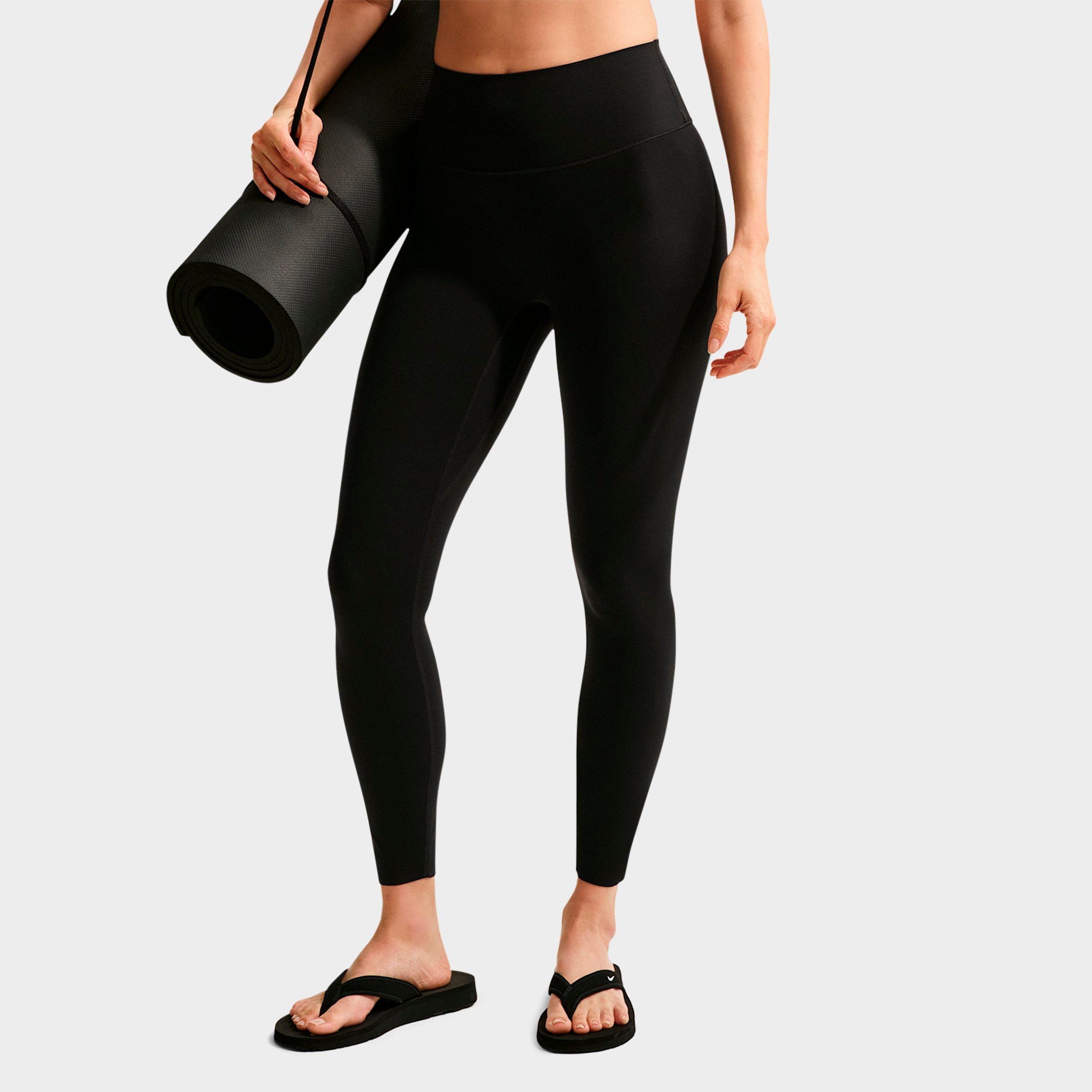 Nike Women's Zenvy Seamless Front High-Waisted 7/8 Leggings in Black/Cool Grey Size: Small