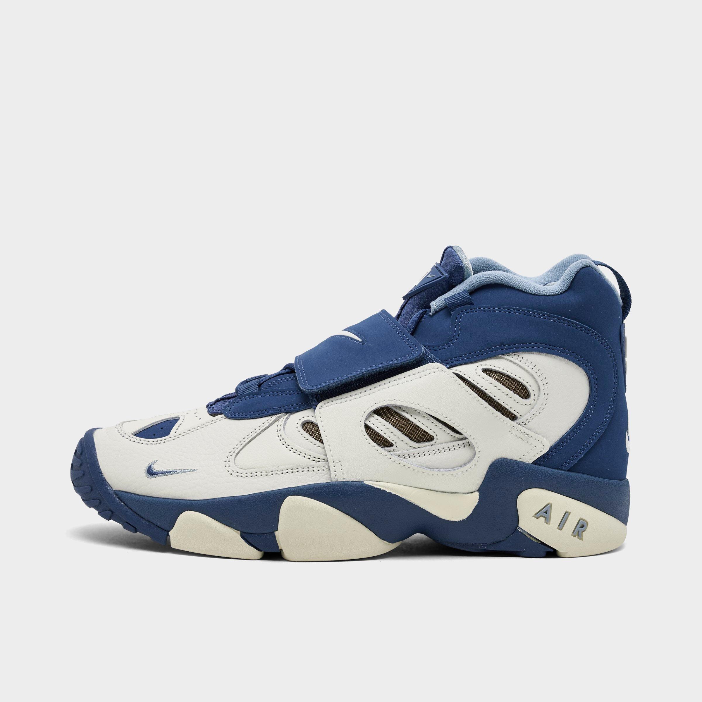 Nike Men's Air Diamond Turf 2 Casual Shoes in Sail/Mystic Navy/Blue Grey Size: 8.0