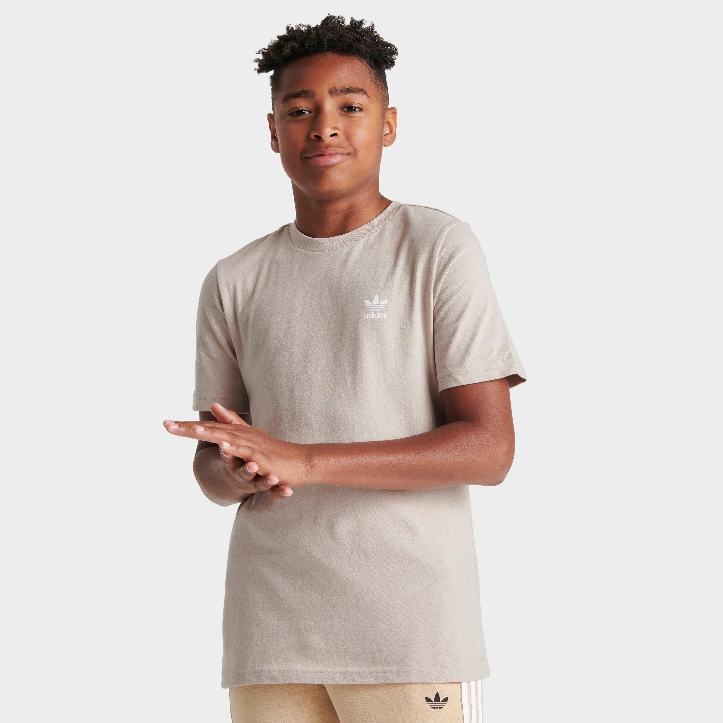 Adidas Originals Kids' Originals Trefoil Adicolor T-shirt In Beige/white | ModeSens