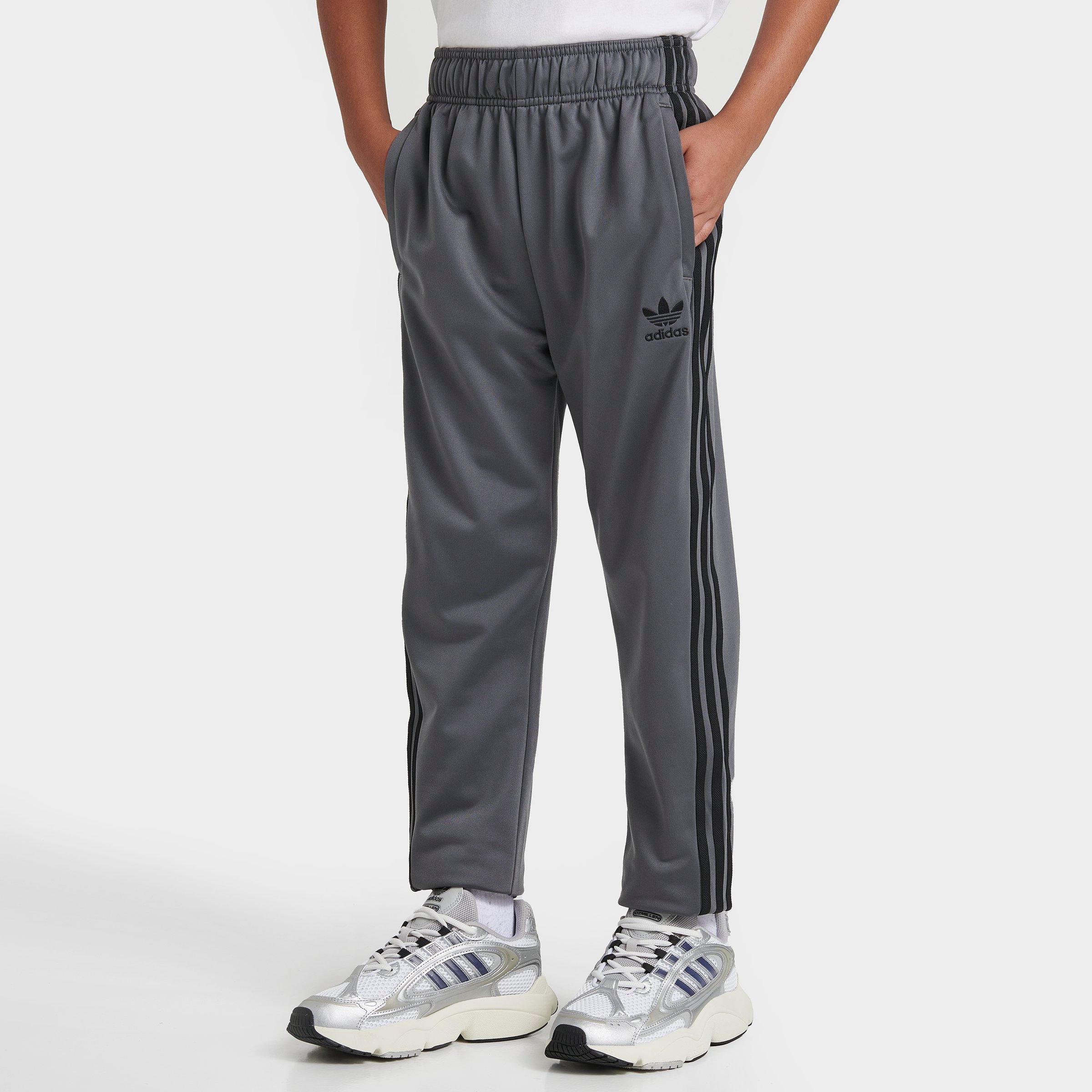 Grey Adidas Track Pants Youth Adidas Stripes Track Pants Grey