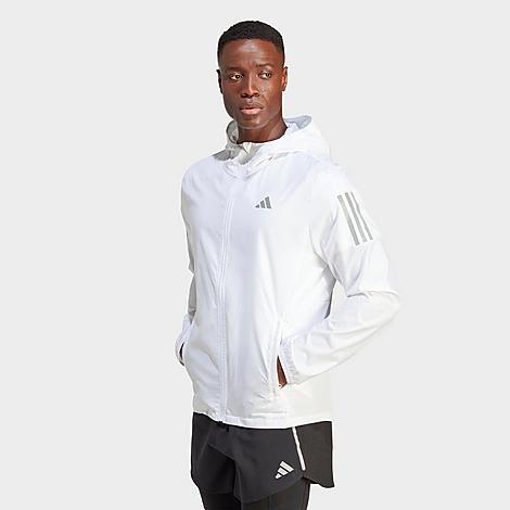 Shop Adidas Originals Adidas Men's Own The Run Training Jacket In White