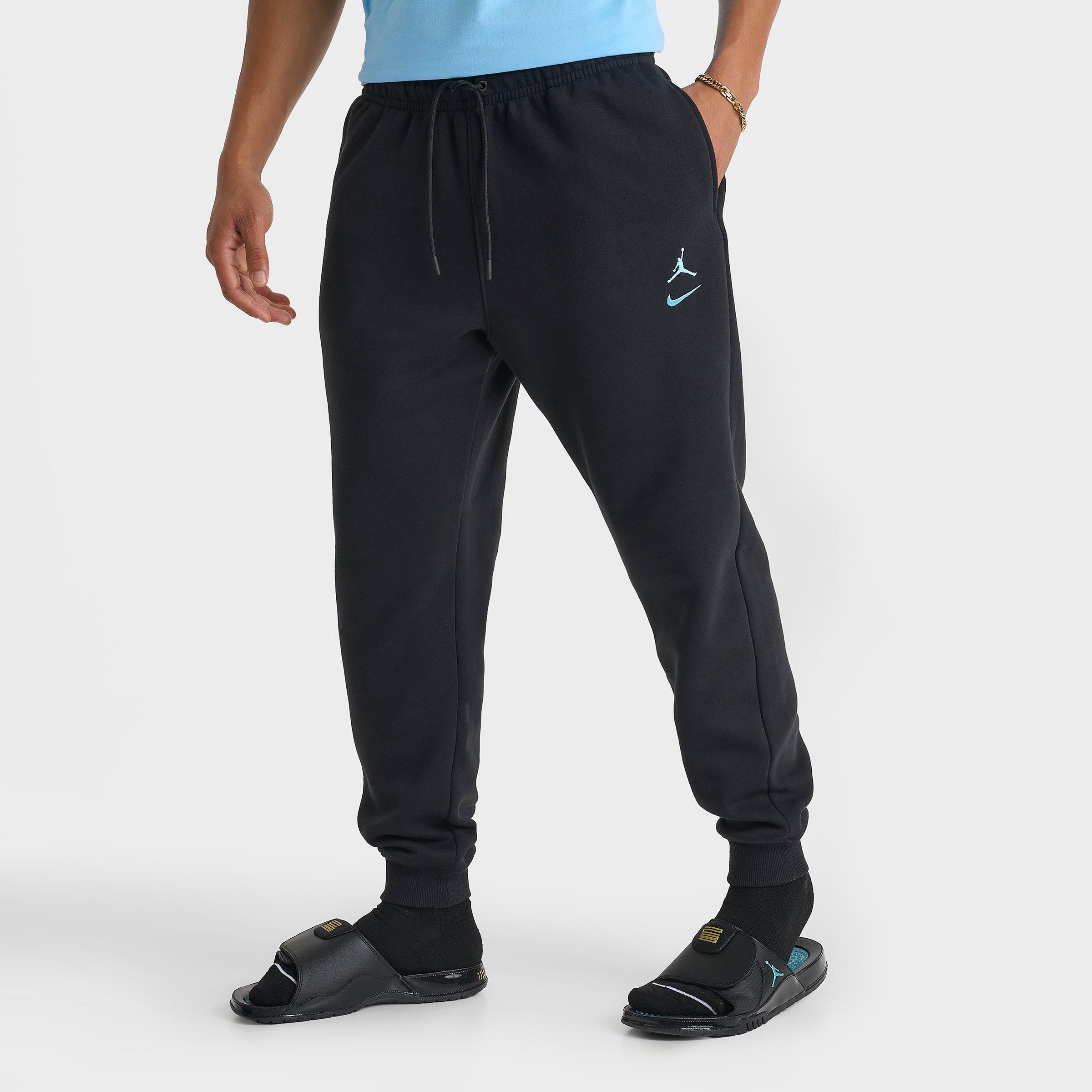 Jordan Men's Swoosh Brooklyn Fleece Jogger Pants In Black